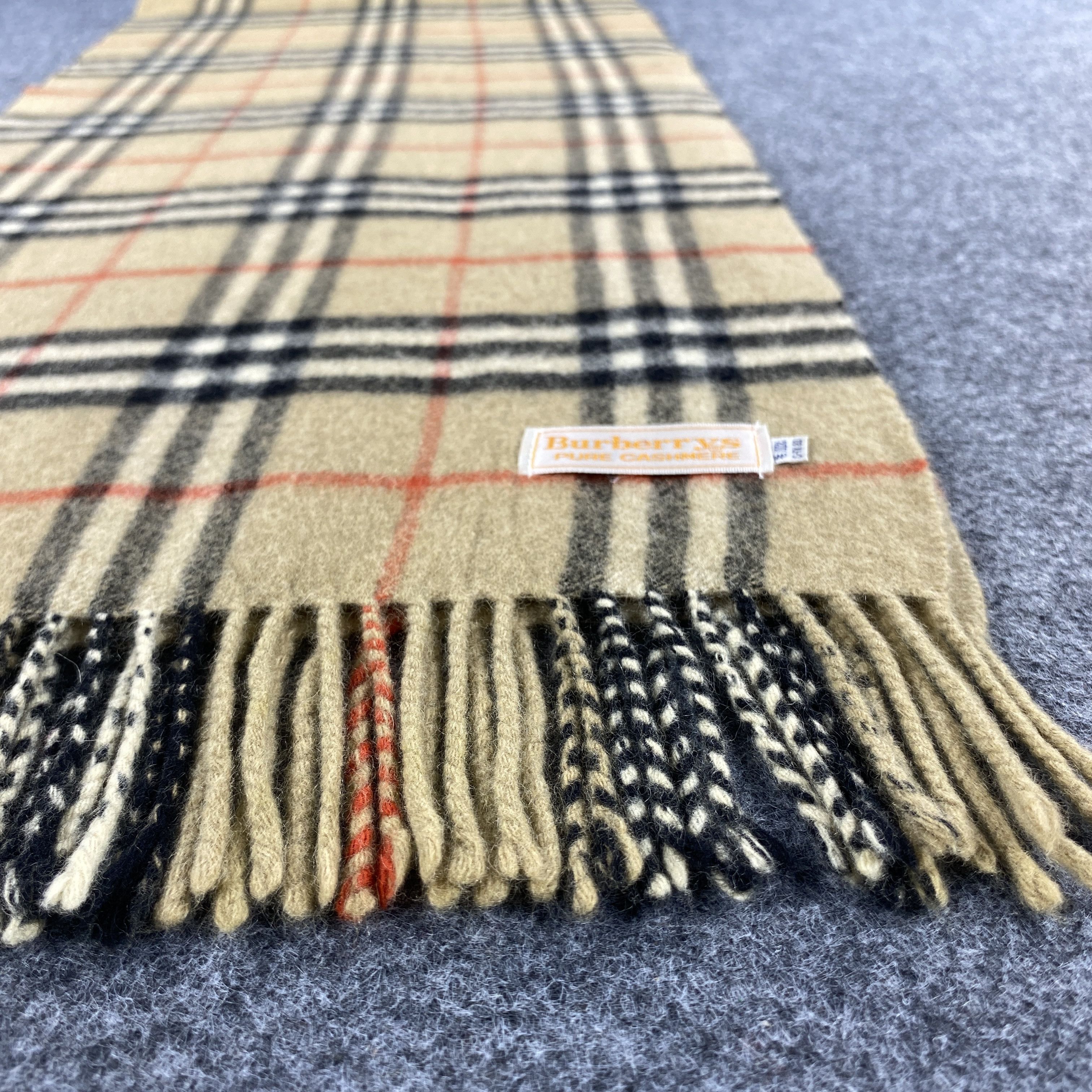 Burberry × Vintage GF10608 Burberry Scarf Neck Wear Muffler Nova Check Size ONE SIZE - 7 Thumbnail
