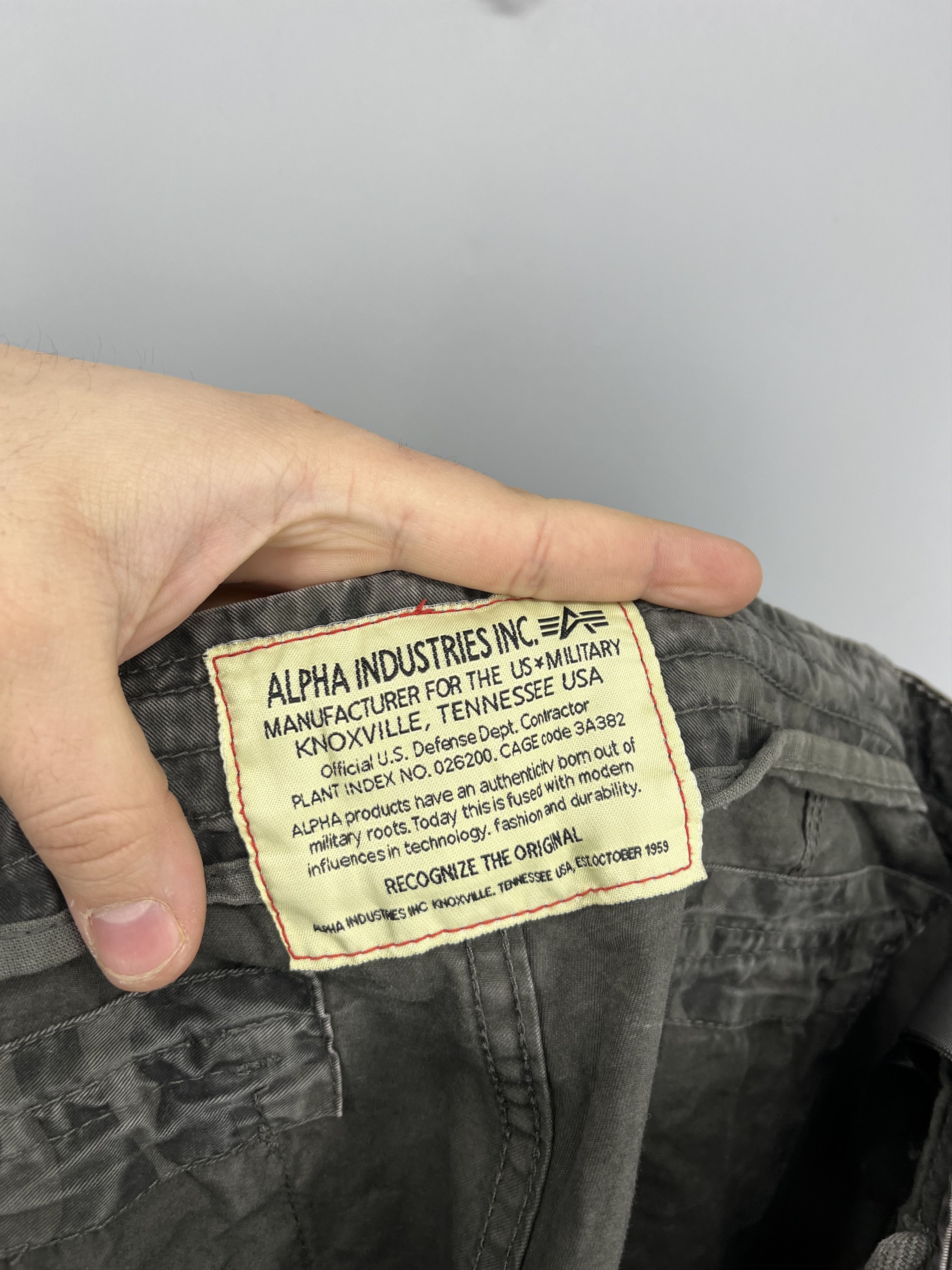 Alpha Industries VTG Alpha Industries Cargo Camouflage Military Outdoor Size US 34 / EU 50 - 17 Thumbnail