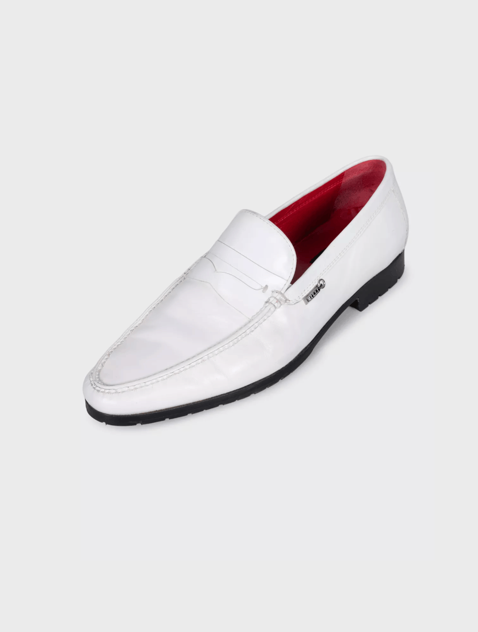 Zilli Zilli Men's white leather loafers Size: 7.5 | 40.5 Size US 7.5 / EU 40-41 - 3 Thumbnail