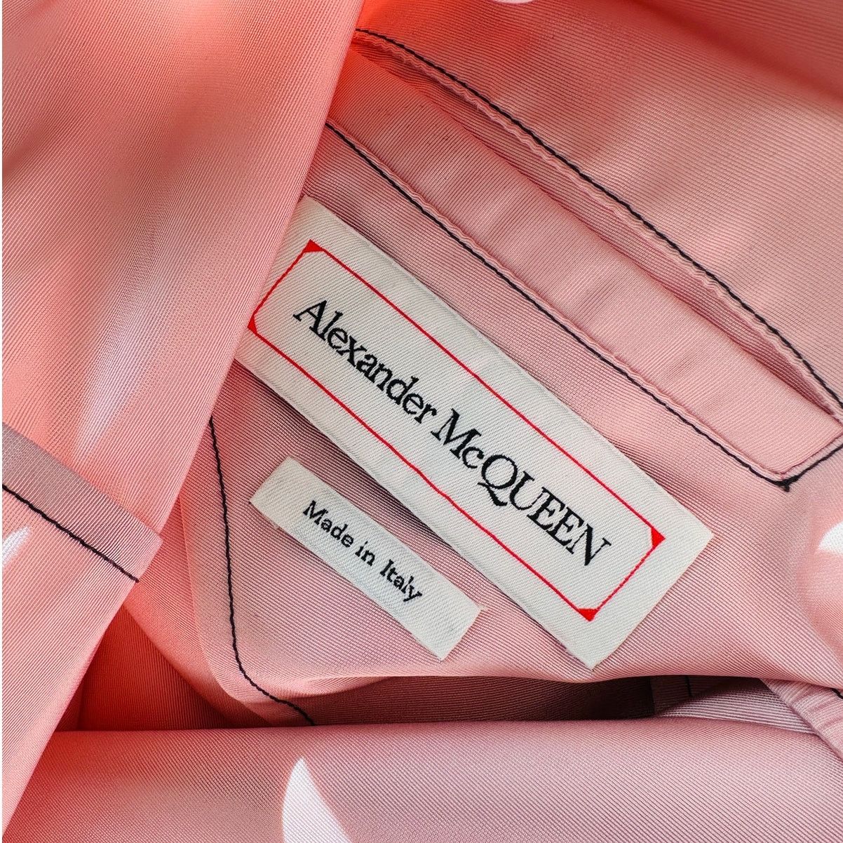 Alexander McQueen Alexander McQueen Pink & Black Dip Dye Front Zip Jacket 50 Size US L / EU 52-54 / 3 - 15 Thumbnail