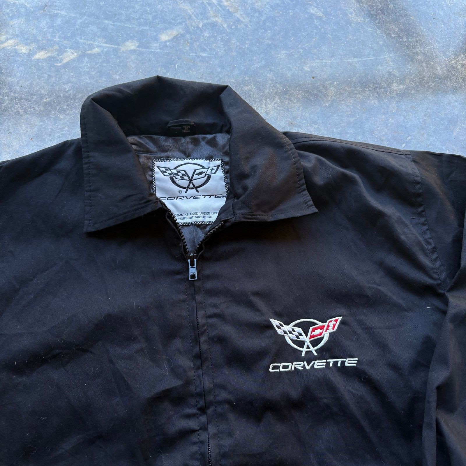 Vintage Beautiful Vintage 90s Corvette Zip Up Jacket Size US L / EU 52-54 / 3 - 3 Thumbnail
