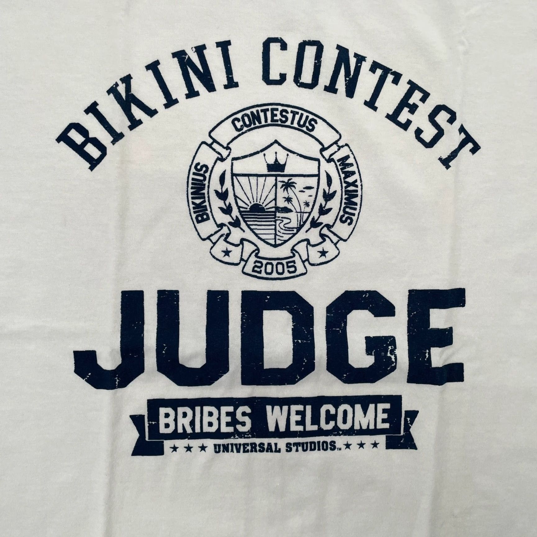 Vintage VINTAGE 2005 Universal Studios White Tank Top Bikini Contest Judge Adult XL Mens Size US XL / EU 56 / 4 - 4 Thumbnail