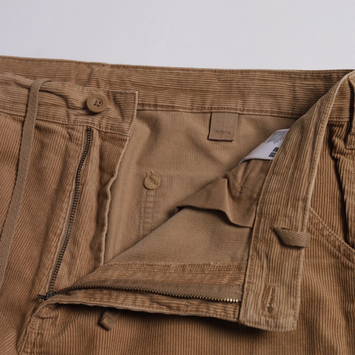 Uniqlo Uniqlo Corduroy Velvet Work Pants Trousers Carpenter Beige Size US 33 - 7 Thumbnail