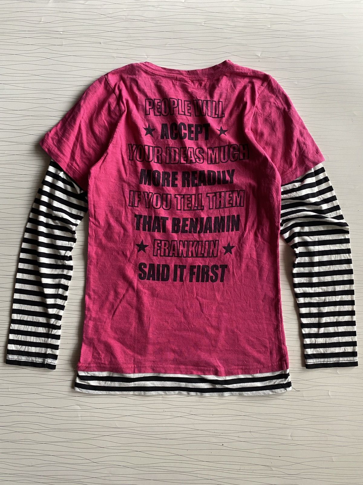 Japanese Brand Japanese Skull Tartan Poem Emboired Longsleeve Tee Shirt Size US L / EU 52-54 / 3 - 15 Thumbnail
