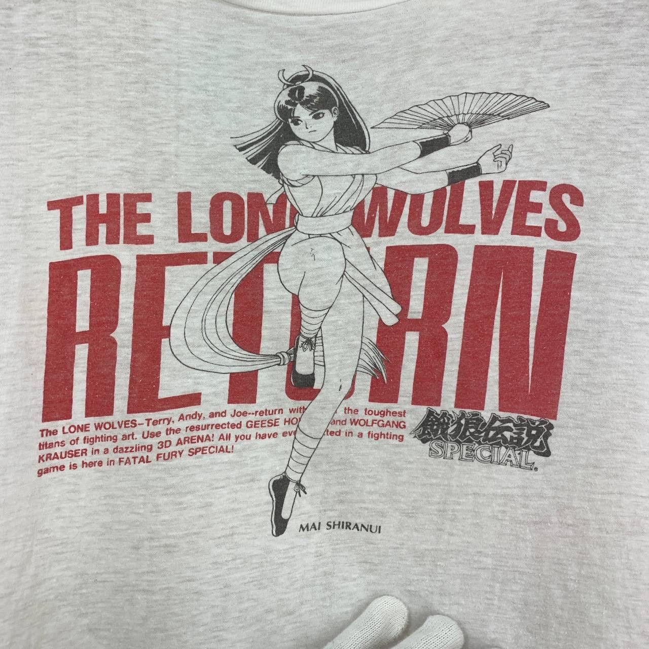 Anime 1993 Vintage FATAL FURY MAI SHIRANUI by SNK T Shirt #2508/L Size US M / EU 48-50 / 2 - 2 Thumbnail