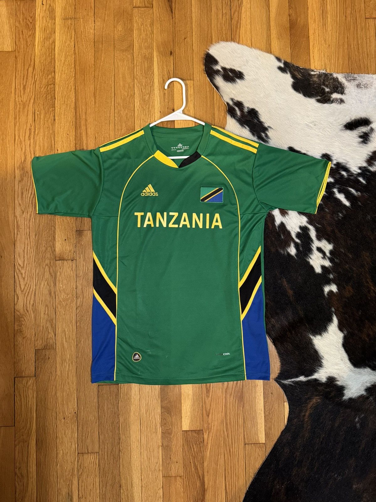 Adidas Green Adidas Tanzania Soccer Jersey Size US M / EU 48-50 / 2 - 1 Thumbnail
