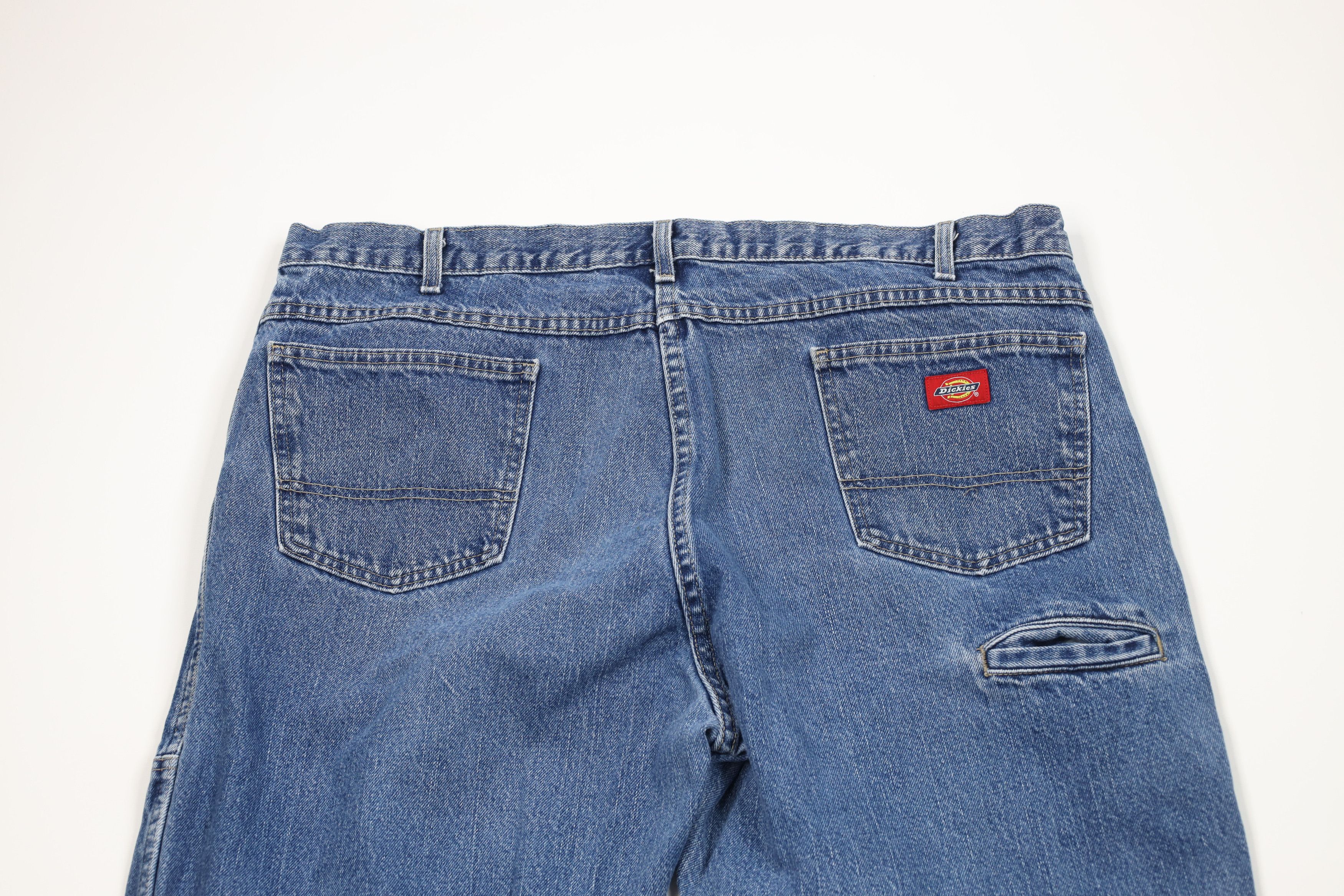 Dickies Vintage Dickies Wide Leg Double Knee Dungaree Denim Jeans Size US 40 / EU 56 - 11 Thumbnail