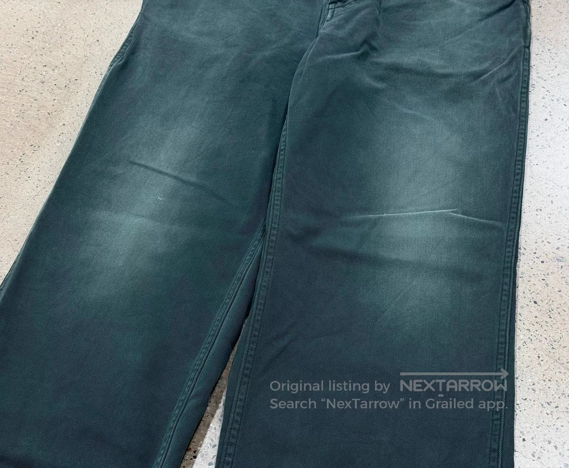 Visvim visvim field chino pants in washed green. Size US 42 / EU 58 - 6 Thumbnail