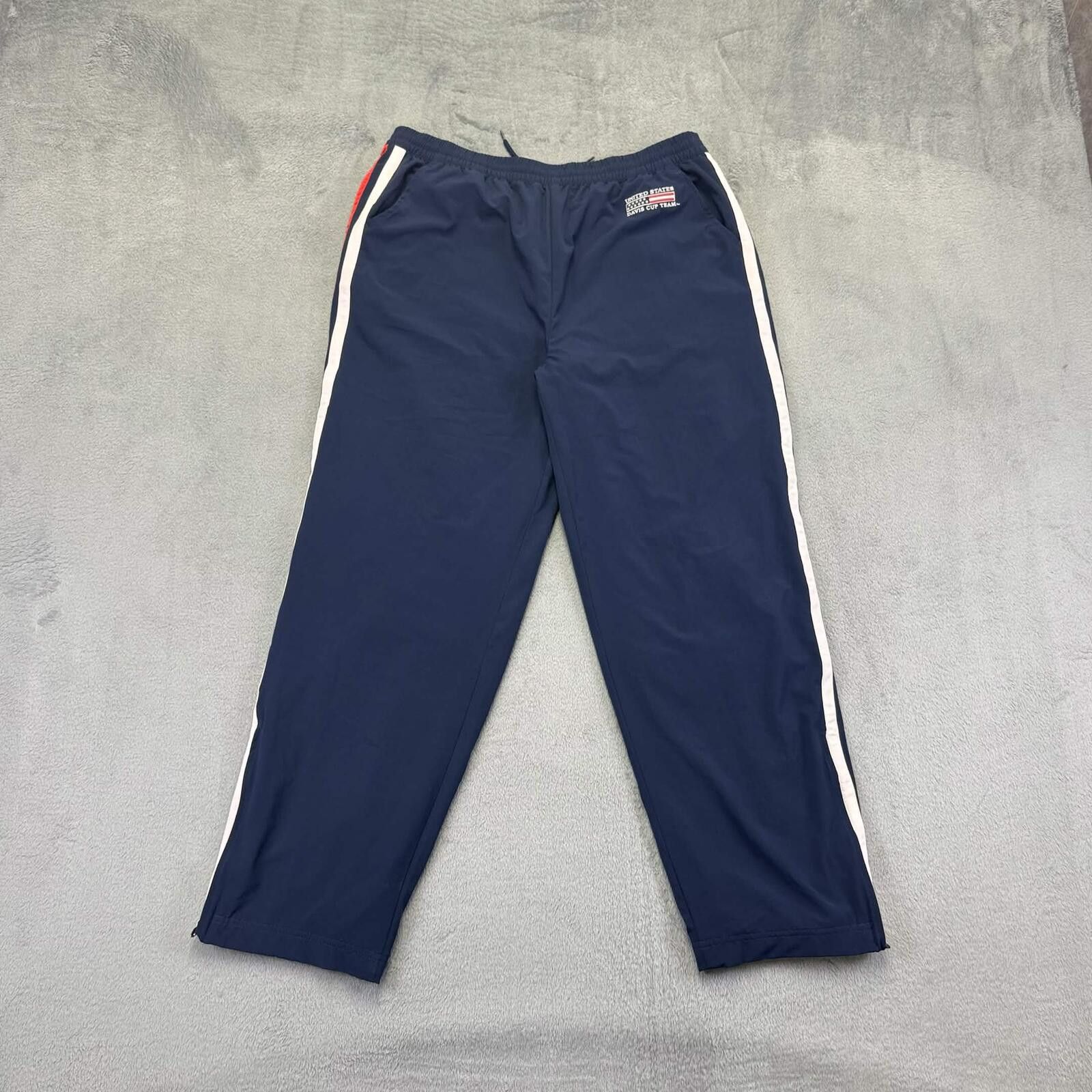 USA Olympics USTA Offical United State Davis Cup Team Men's Track Pants Size ONE SIZE - 1 Thumbnail