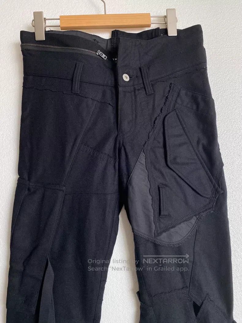Junya Watanabe JUNYA WATANABE size S Mixed Material Destroyed Asymmetrical Size US 27 - 3 Thumbnail