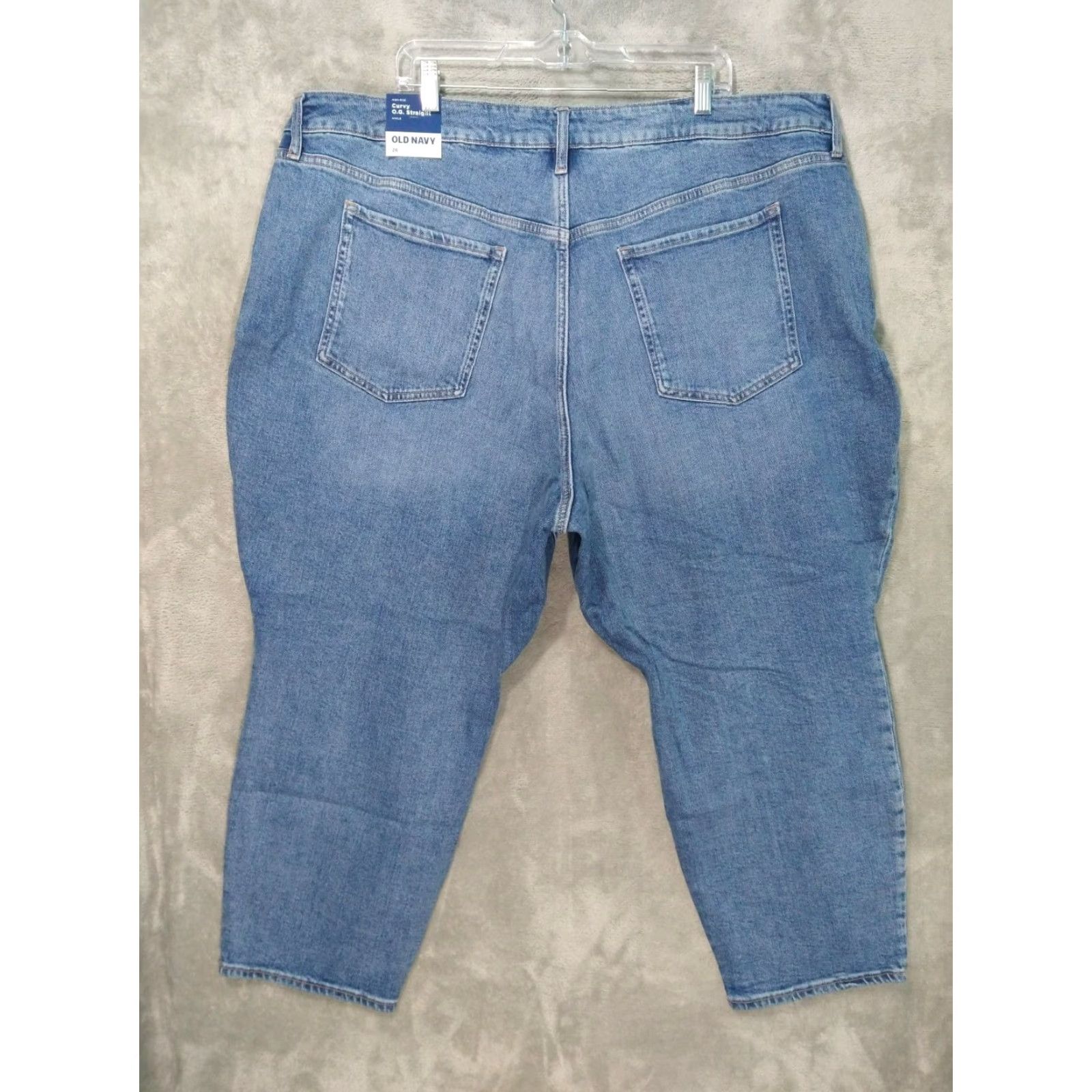 Old Navy Old Navy Jeans Women 26 Blue Denim Curvy OG Straight High Rise Ankle Stretch Size 26" / US 2 / IT 38 - 2 Thumbnail