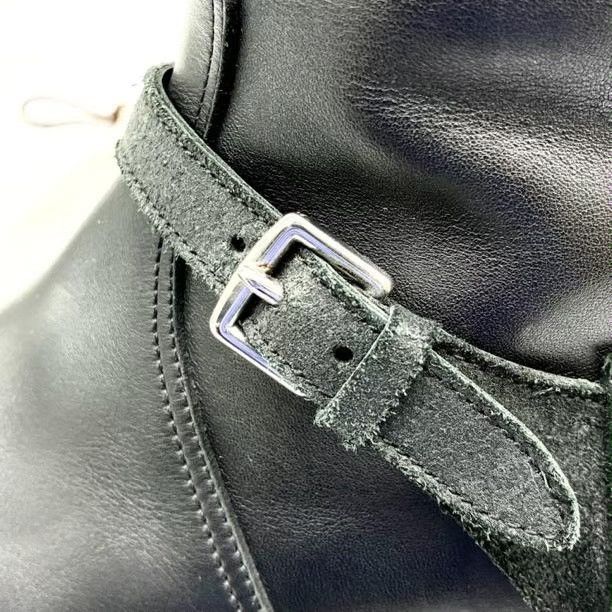 Hermes black calfskin leather Jumping boots Size US 7 / IT 37 - 6 Thumbnail