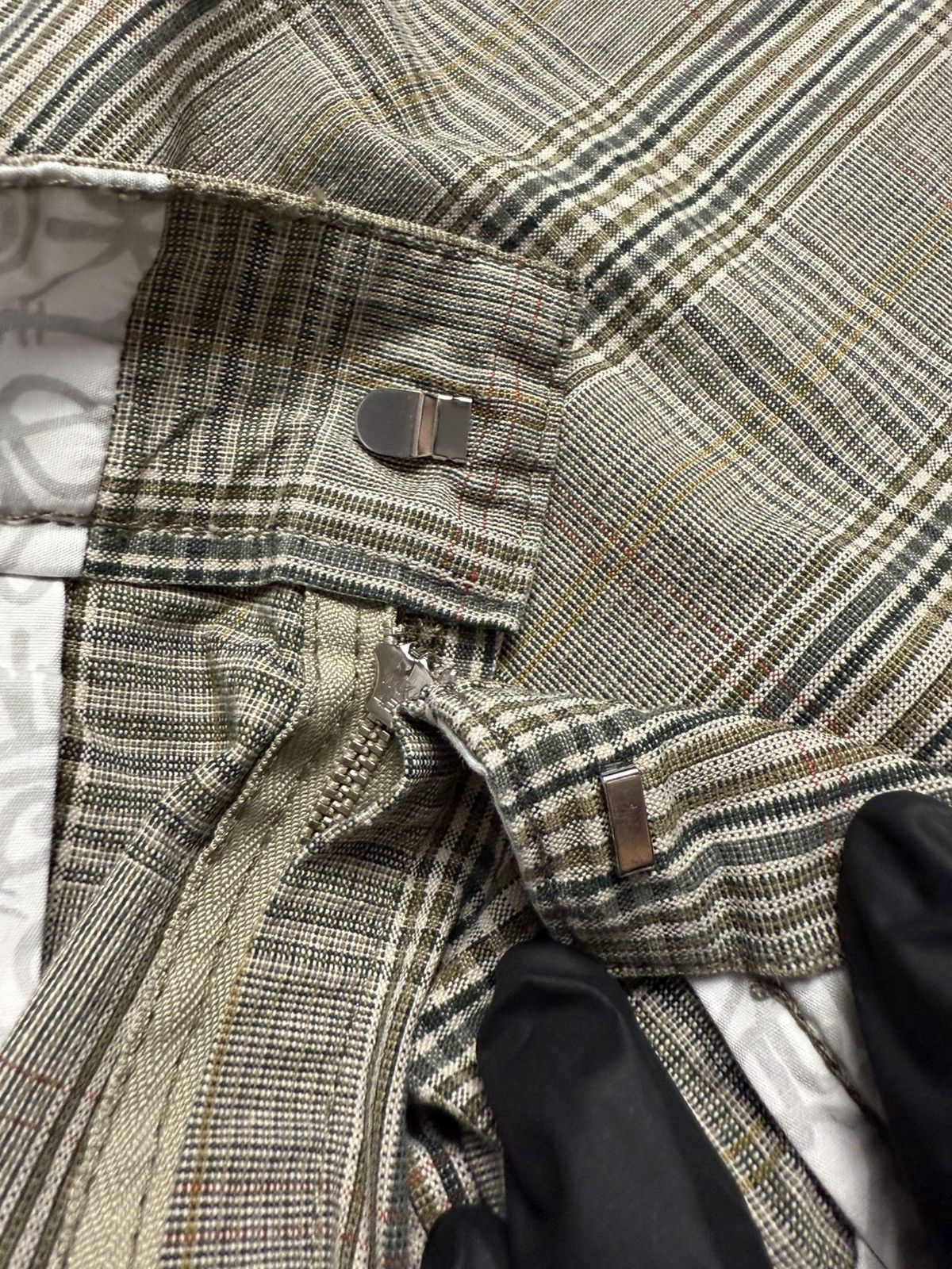 Stussy Vintage Stussy Plaid Brown Tartan Check Dress Pants Size 30 Size US 30 / EU 46 - 6 Thumbnail