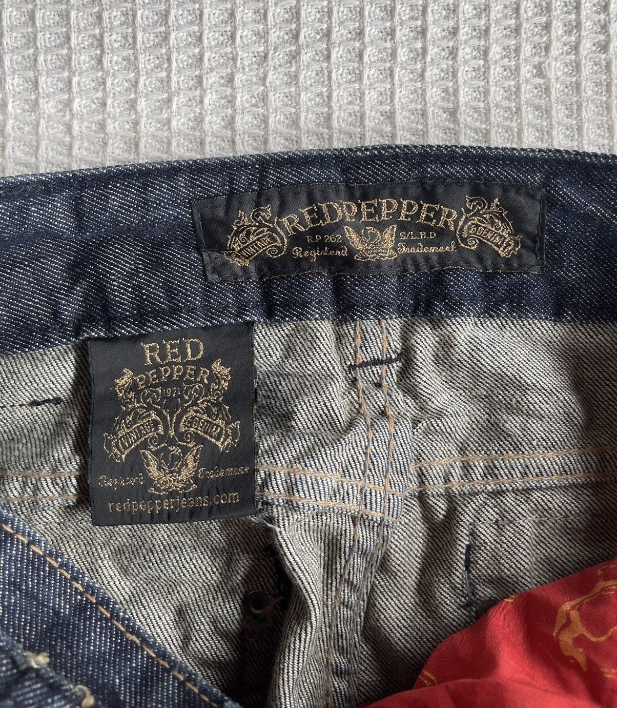 Hysteric Glamour Vintage 90s🔥RED PEPPER🔥Flared Bush Pants Jeans Size US 30 / EU 46 - 13 Thumbnail
