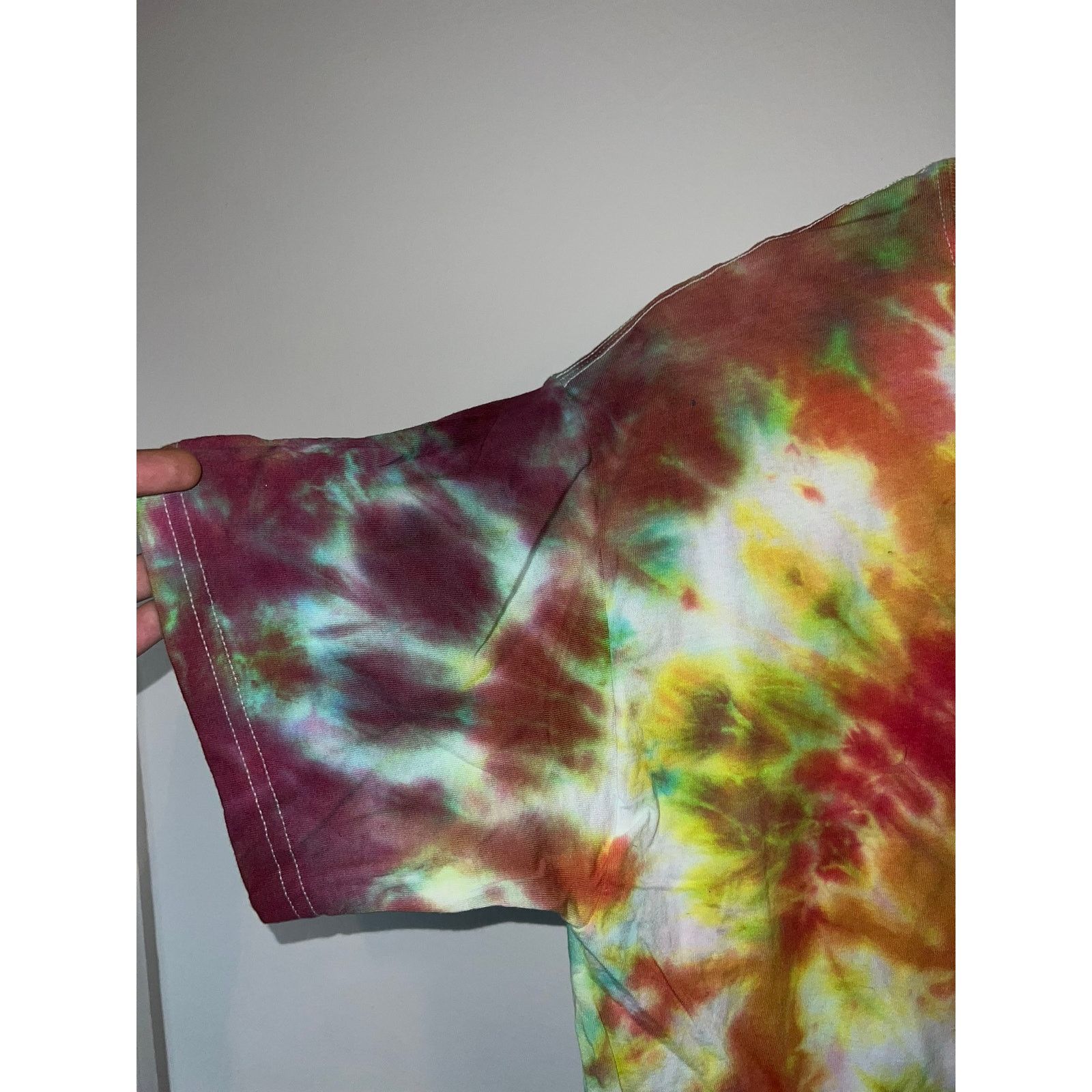 Hanes Hanes Comfort Soft Tie Dye Shirt Red Yellow Tee 2000s Large Size US L / EU 52-54 / 3 - 4 Thumbnail