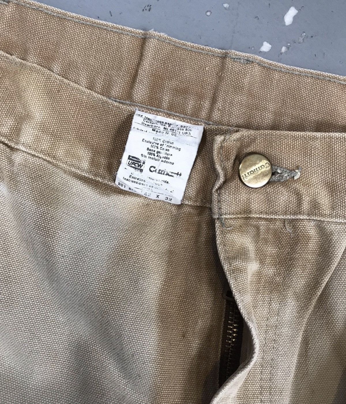 Carhartt Vintage super thrashed carhartt double knee denim Size US 40 / EU 56 - 4 Thumbnail