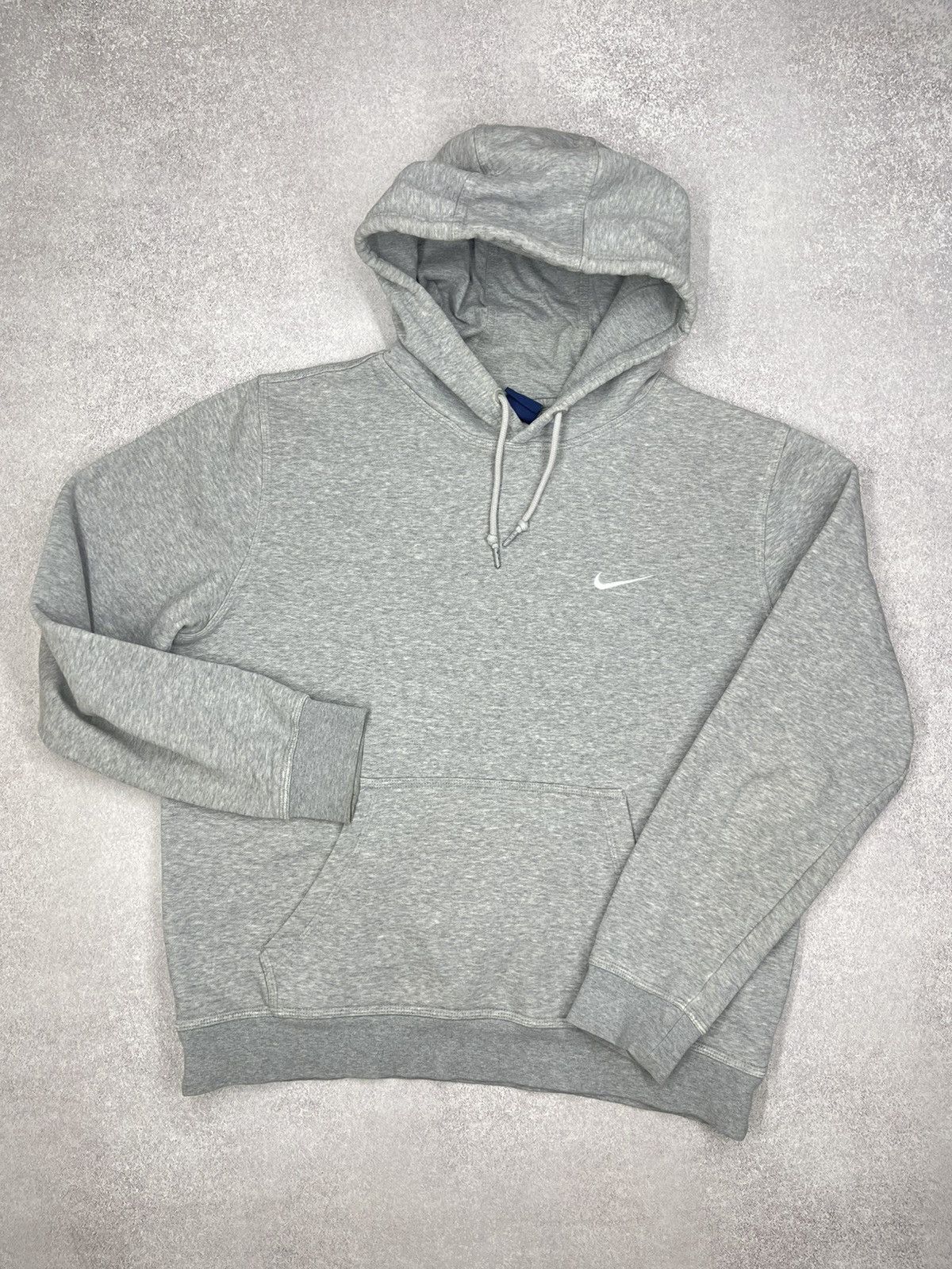 Nike × Nike ACG × Vintage Vintage Nike Basic Grey Hoodie Small Logo White Y2K ACG TN Size US L / EU 52-54 / 3 - 2 Thumbnail