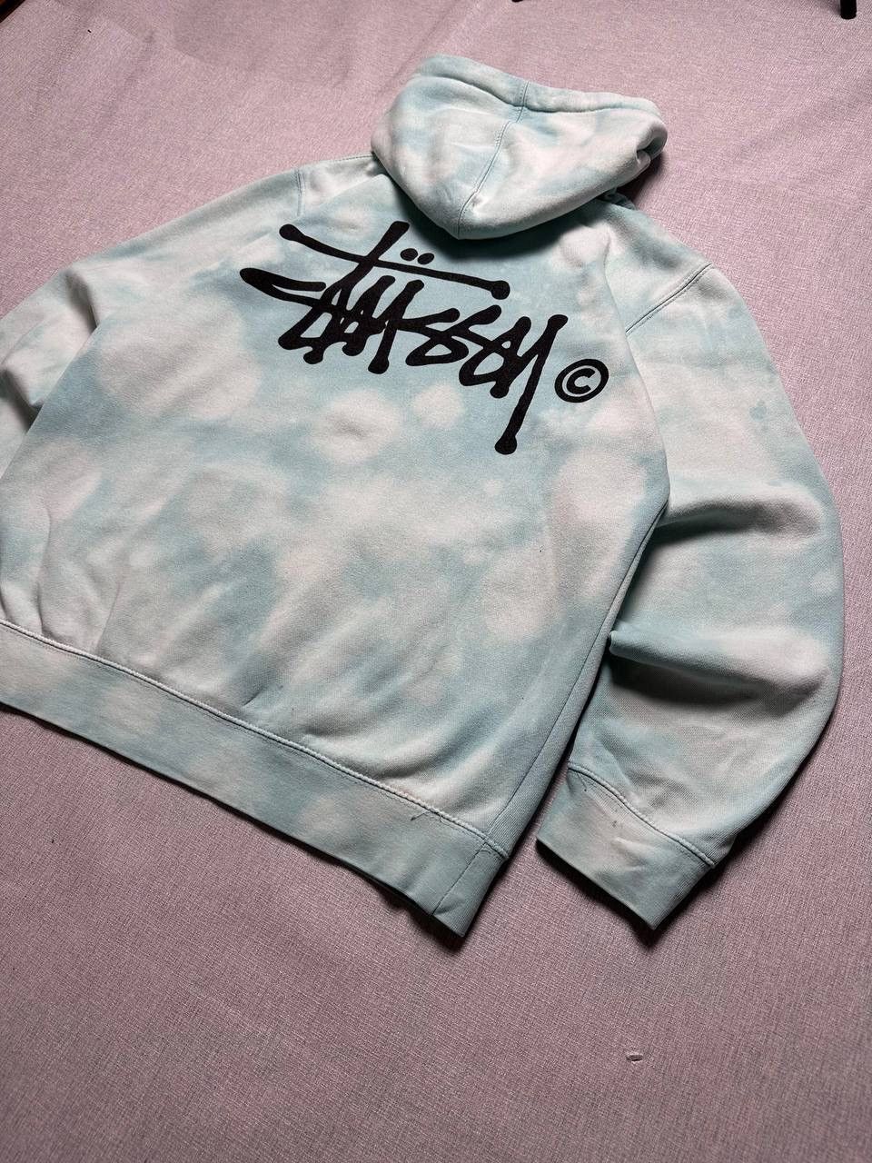 Stussy Stüssy Vintage Skate Hoodie Tie Dye Big Back Logo Sk8 Size US M / EU 48-50 / 2 - 6 Thumbnail