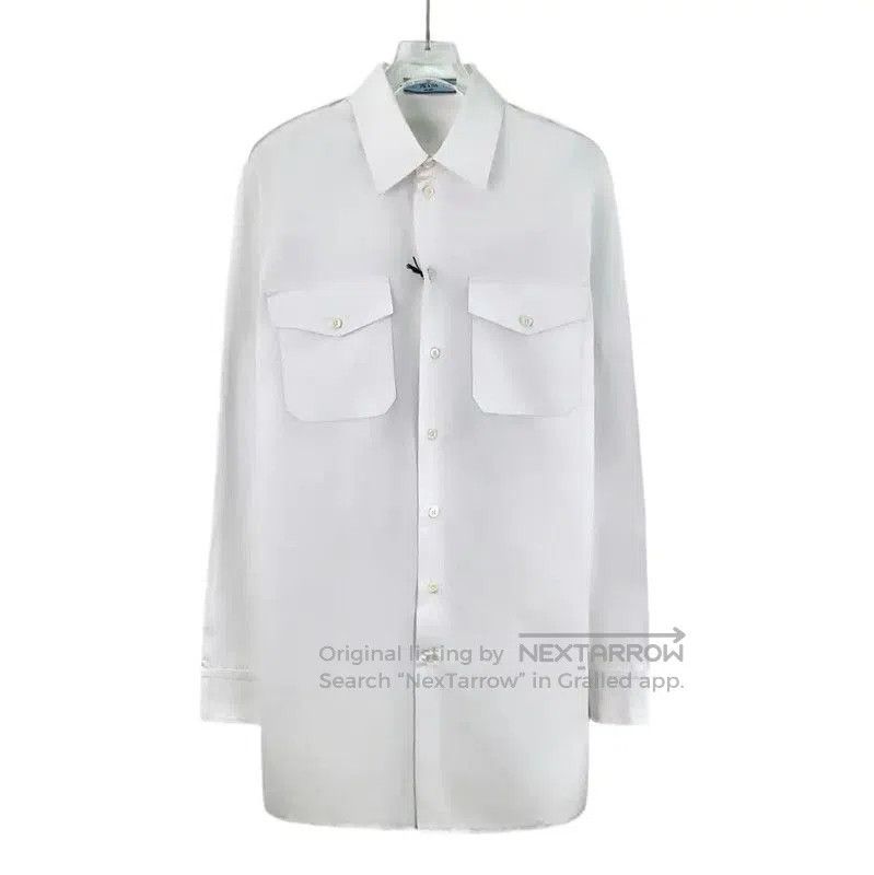 Other Prada White Cotton Women's Shirt. Size S / US 4 / IT 40 - 1 Thumbnail