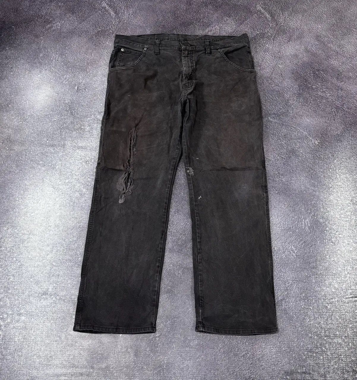 Dickies × Vintage Vintage Dickies Black Workwear Hype Baggy Pants Jeans Size US 36 / EU 52 - 2 Thumbnail