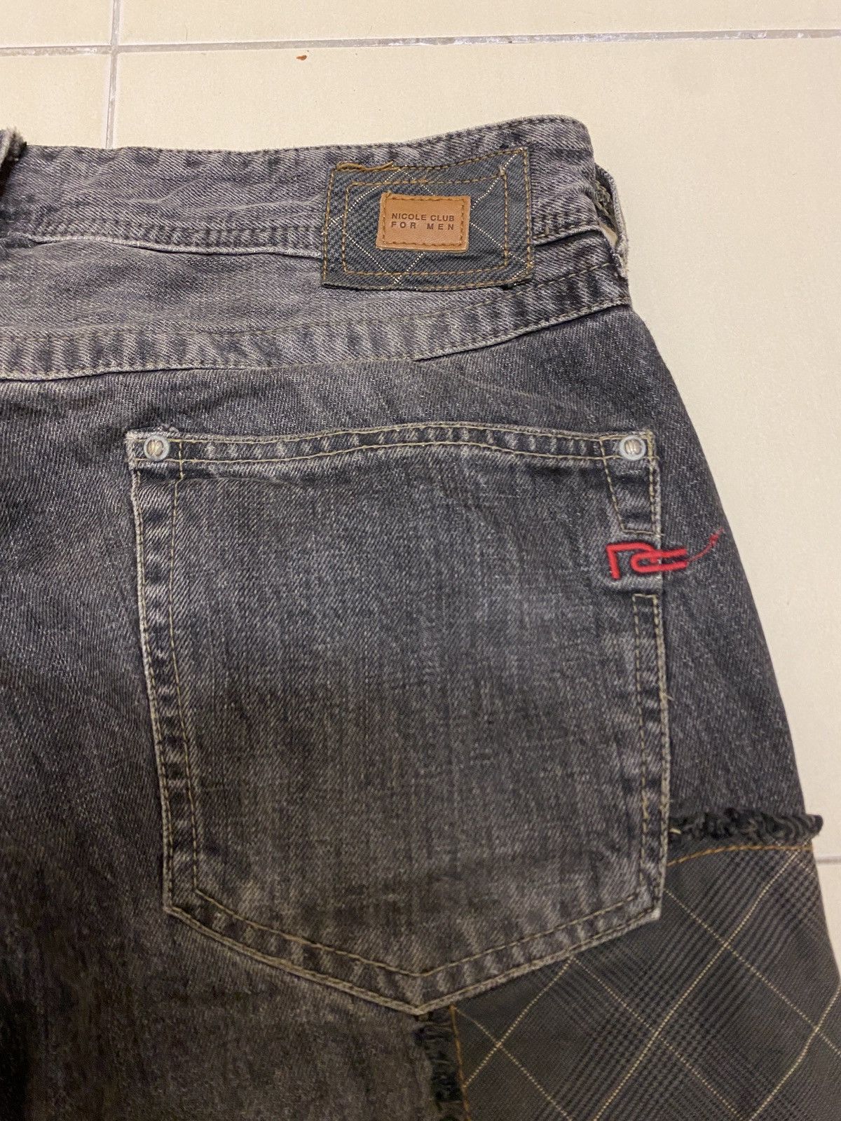 If Six Was Nine × Japanese Brand × Nicole Club Nicole Club Multipocket Cargo Bondage Jeans Size US 32 / EU 48 - 13 Thumbnail