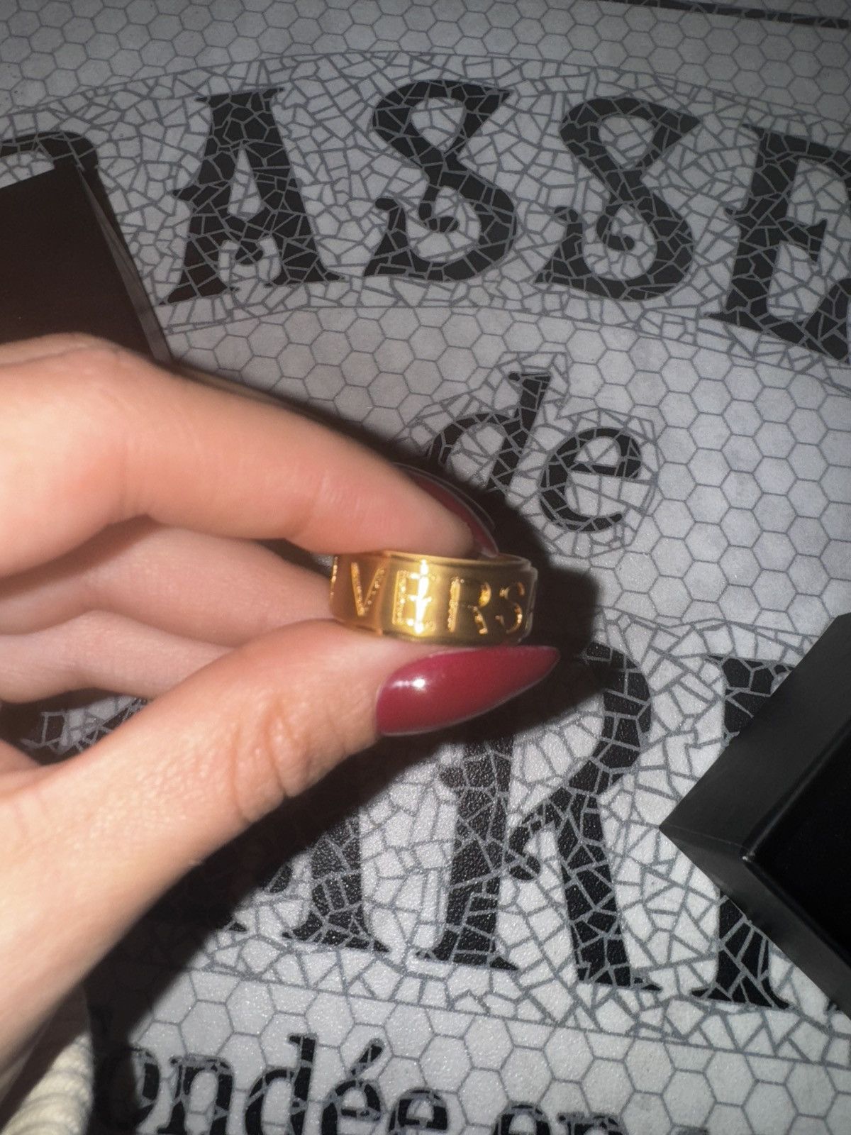 Kith × Versace Kith X Versace Medusa Ring | Grailed