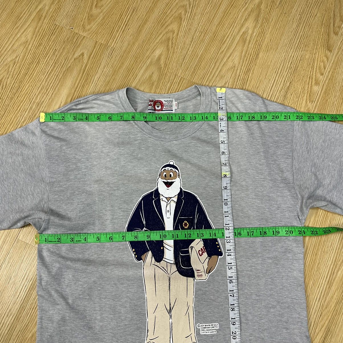 Captain Santors Vintage Captain Santa 80s Backheat Tshirt A862 Size US L / EU 52-54 / 3 - 9 Thumbnail