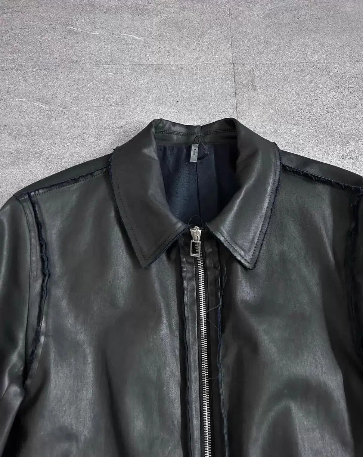 Dior Black Leather Zip-Up Jacket. Size US S / EU 44-46 / 1 - 2 Thumbnail