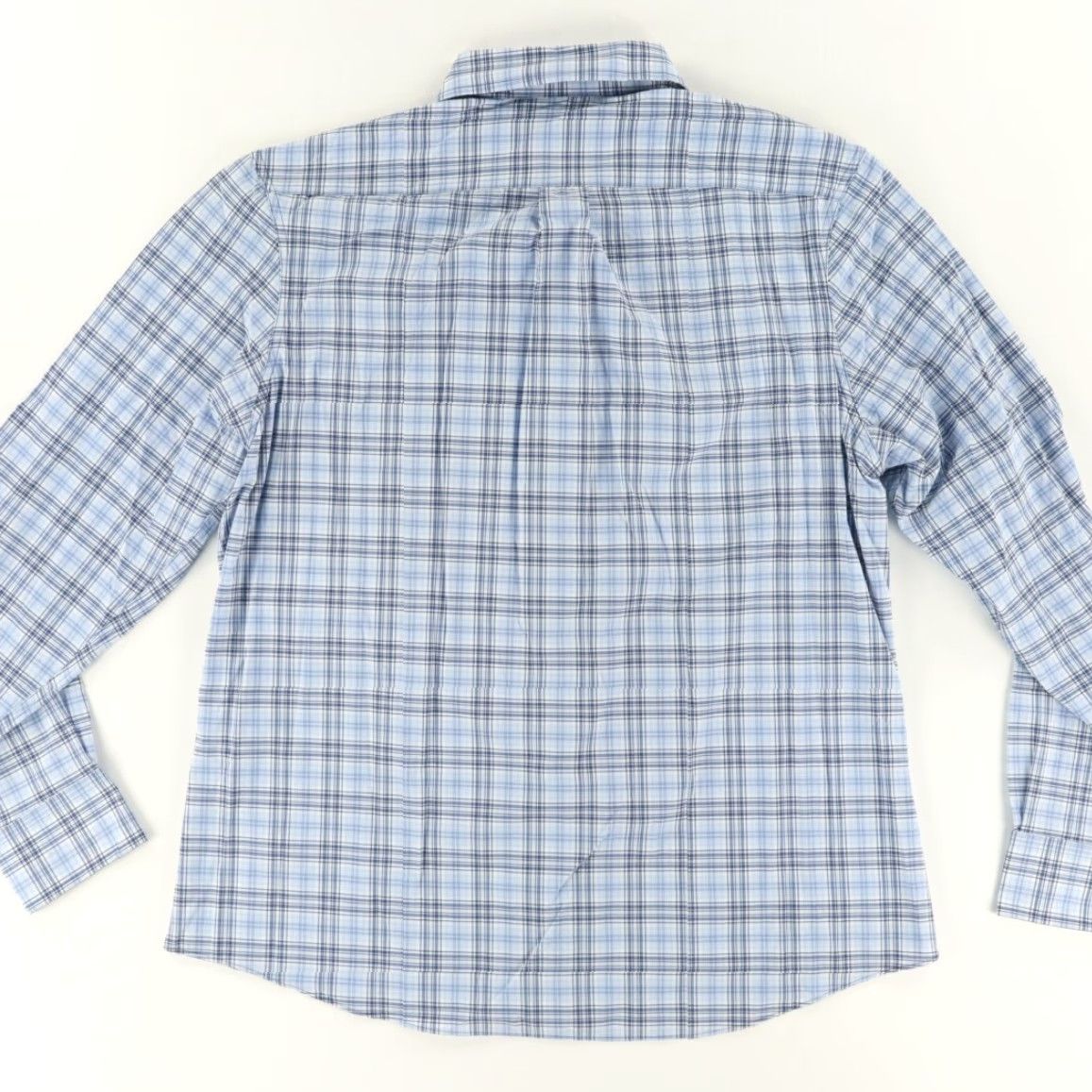 Denime Genteal Greer Litetec Untucked Plaid Denim Shirt L Men Long Sleeve Button Down Shirt Size US L / EU 52-54 / 3 - 4 Thumbnail