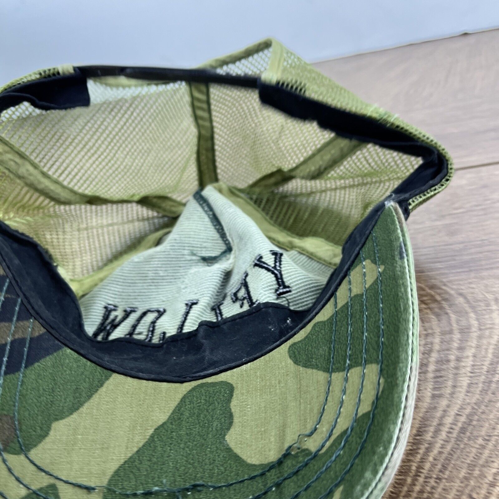 Other Yellow Freight Snapback Hat Camo Green Hat Adjustable Green Size ONE SIZE - 12 Thumbnail