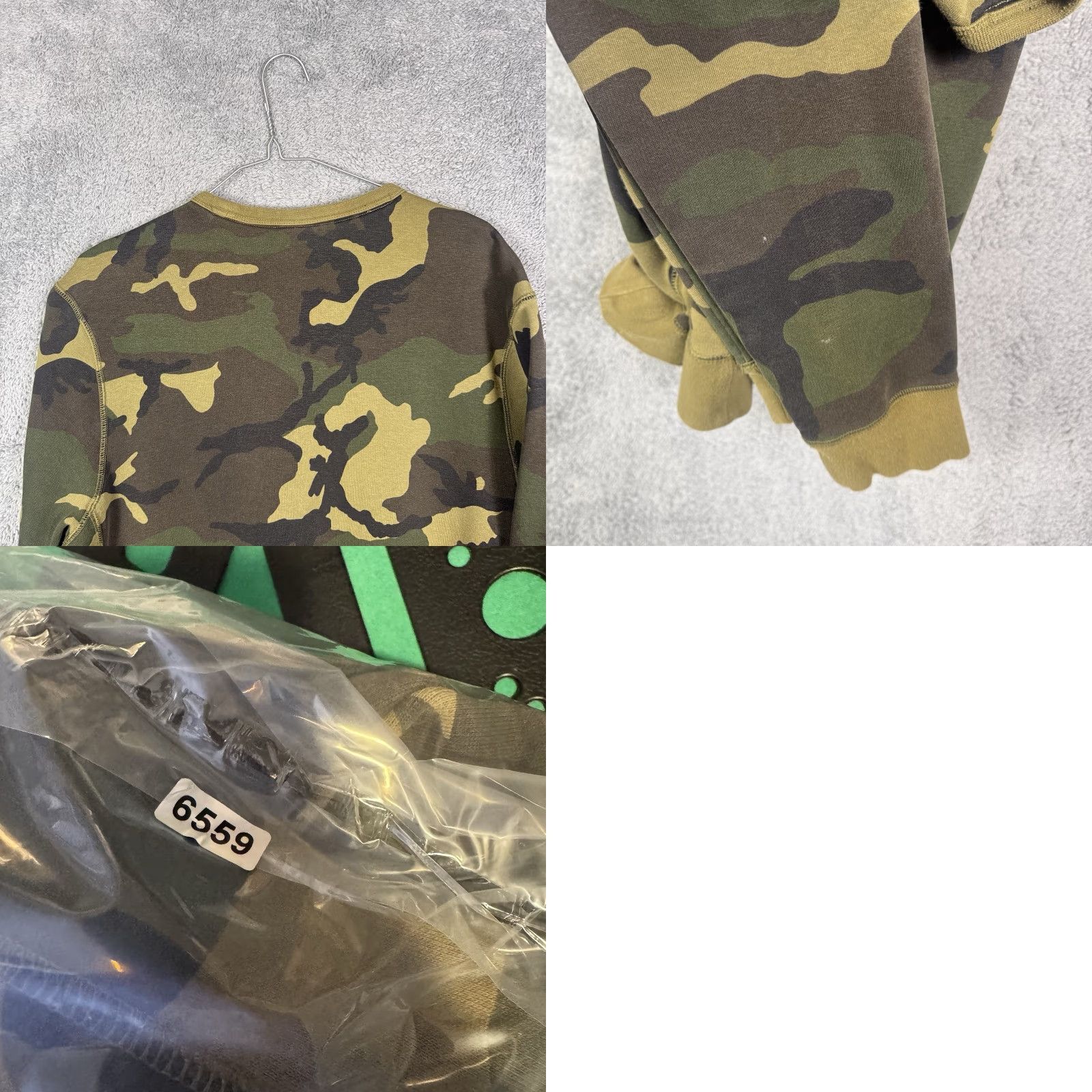 Nike Nike Camo Sweatshirt Mens M Pullover Crewneck Skate Y2K Grunge Military Woodland Size US M / EU 48-50 / 2 - 9 Thumbnail