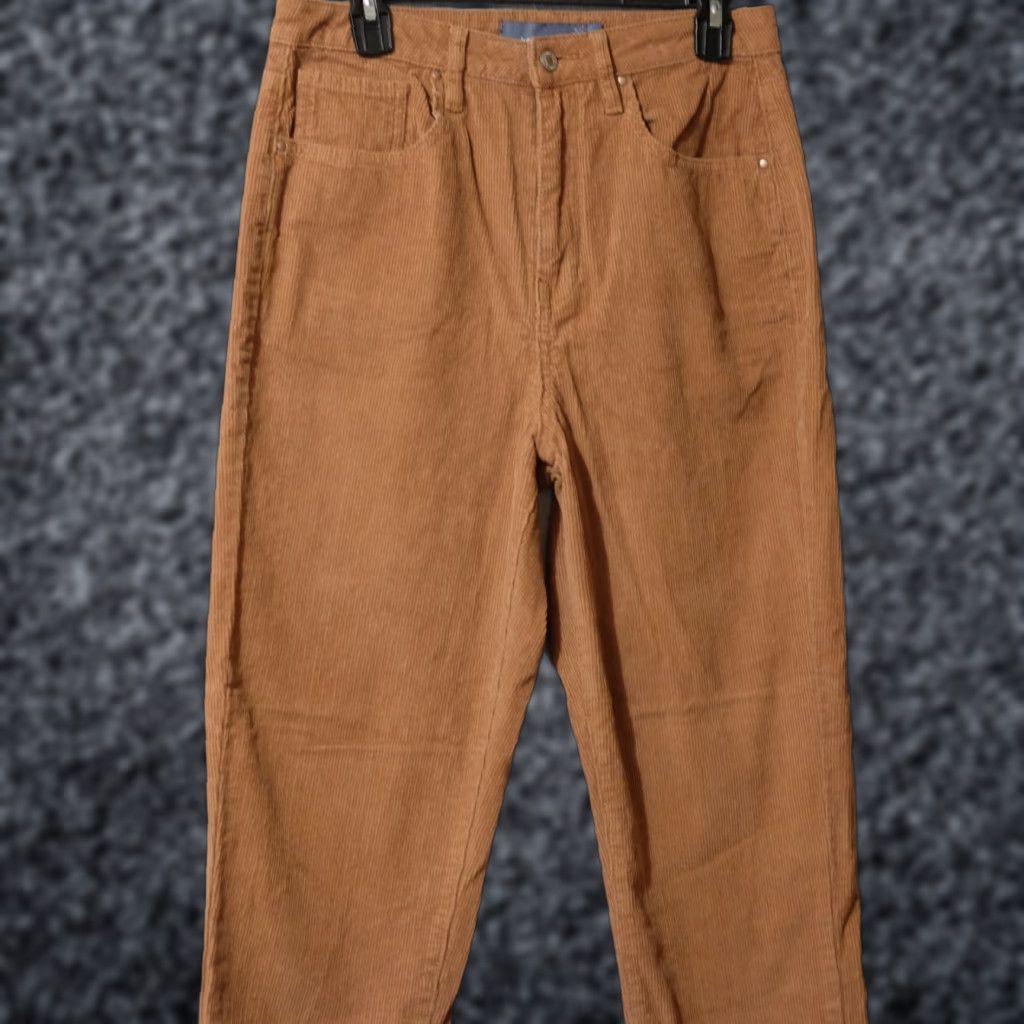 Vintage EUC Indigo Rising Corduroy Pants Brown Straight Leg Juniors 5/27 #A15-23 Size 27" / US 4 / IT 40 - 1 Thumbnail
