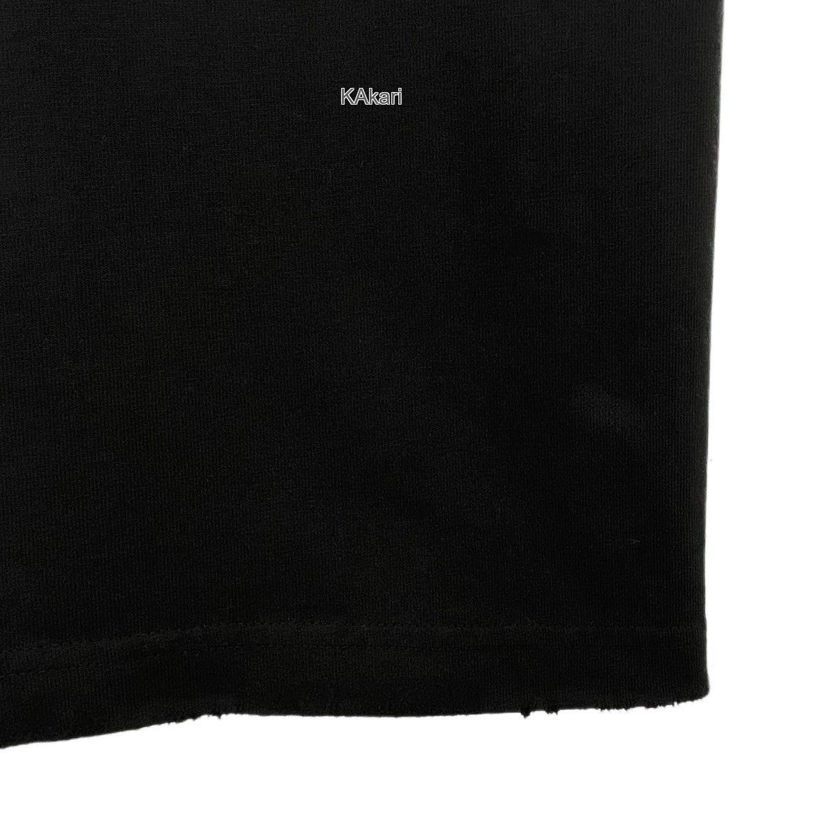 Balenciaga Black Short-Sleeve Shirt with Distressed Details Size US S / EU 44-46 / 1 - 3 Thumbnail