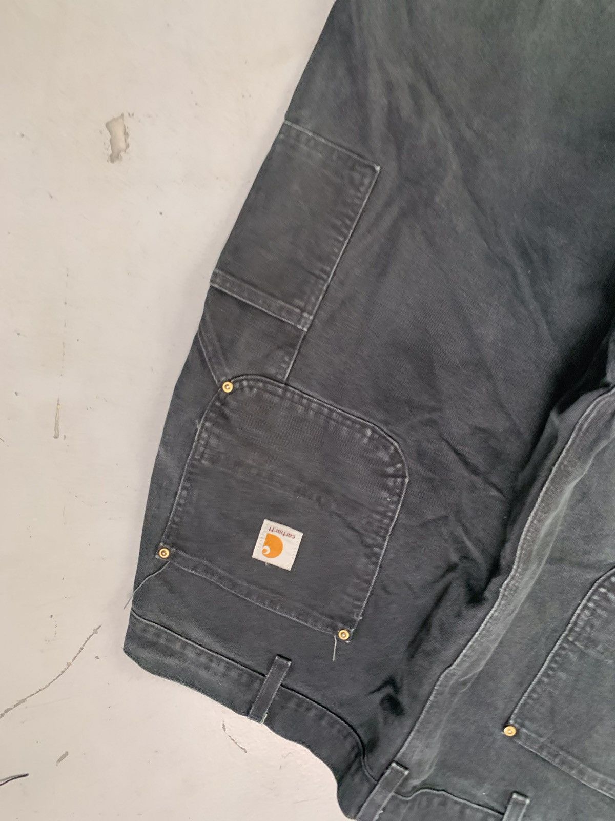 Carhartt Vintage Carhartt b01 BLK double knee workwear denim Size US 40 / EU 56 - 8 Thumbnail