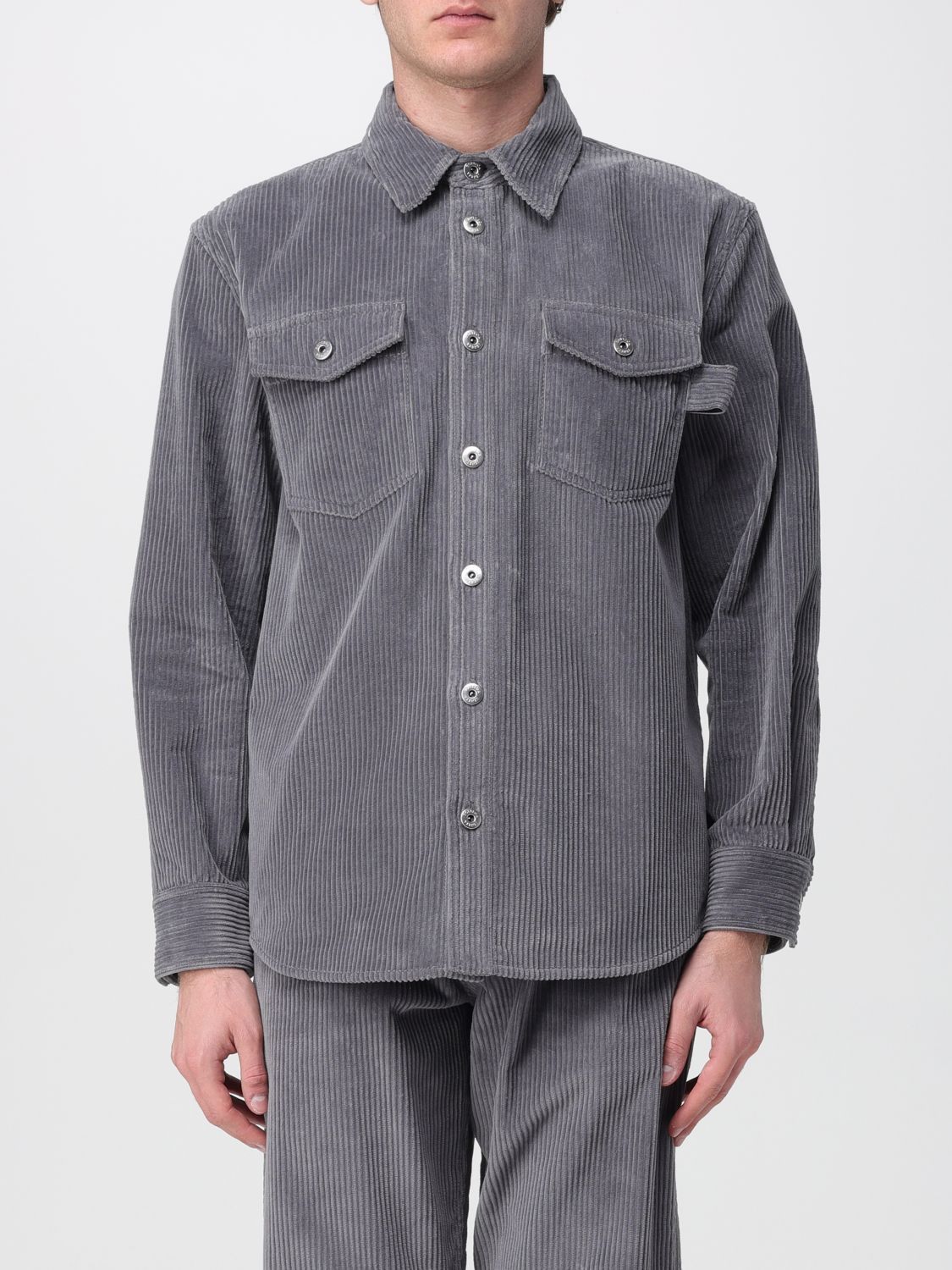 Bottega Veneta Bottega Veneta Shirt Men Grey Size US M / EU 48-50 / 2 - 1 Thumbnail