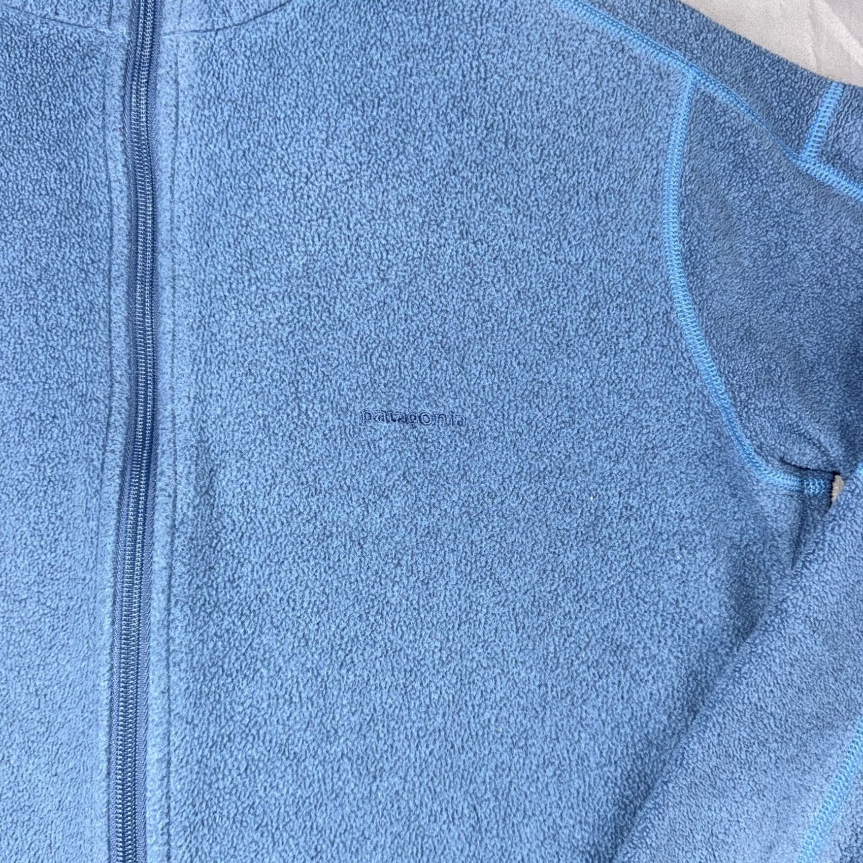 Patagonia Patagonia Jacket Womens Large Blue Full Zip Lightweight Fleece Outdoor Layer Size L / US 10 / IT 46 - 6 Thumbnail