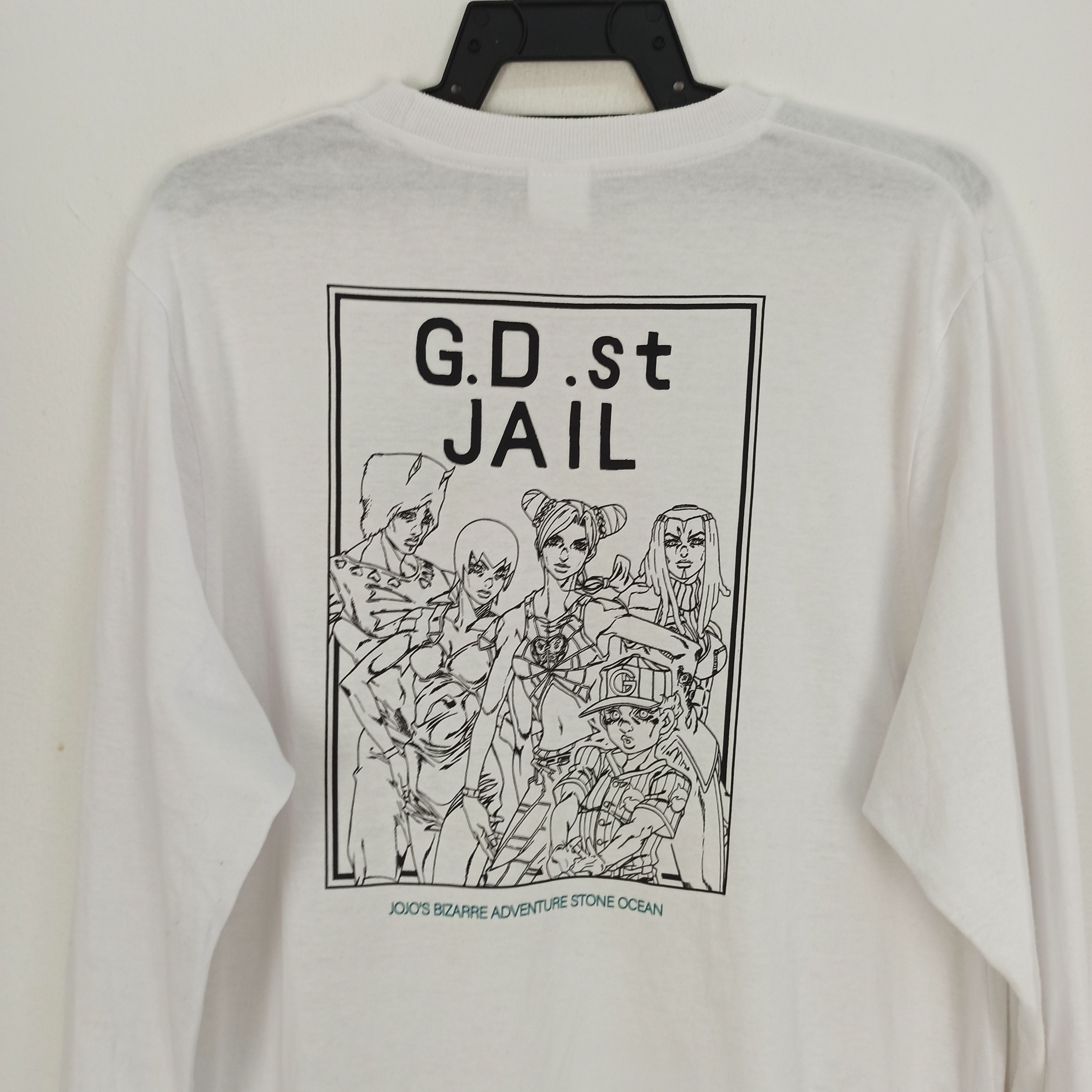 Anime Anime Jojo Bizarre G.D.St JAIL BAN DAI Long Sleeve Tshirt Size US L / EU 52-54 / 3 - 2 Thumbnail