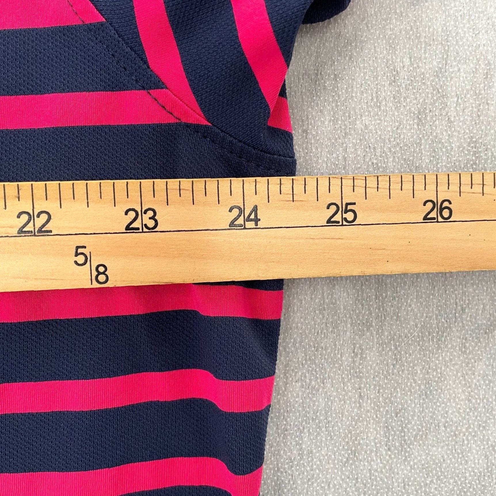 G/FORE VINTAGE G/Fore Polo Shirt Adult XL Red Blue Striped Short Sleeve Button Logo Casual Mens Size US XL / EU 56 / 4 - 7 Thumbnail