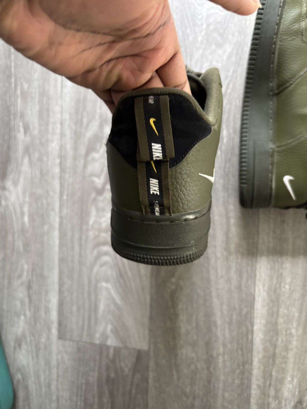 Nike Nike Air Force 1 07 LV8 Utility Olive Canvas Size US 13 / EU 46 - 6 Thumbnail