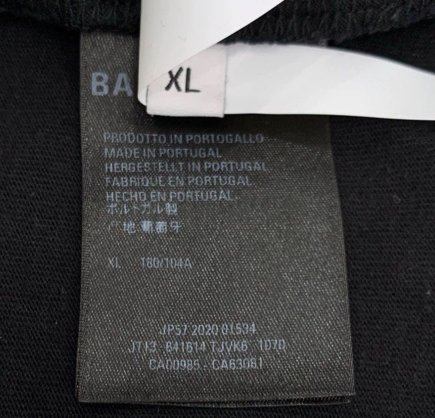 Balenciaga Balenciaga logo marathon print round neck black cotton shor Size US XL / EU 56 / 4 - 7 Thumbnail