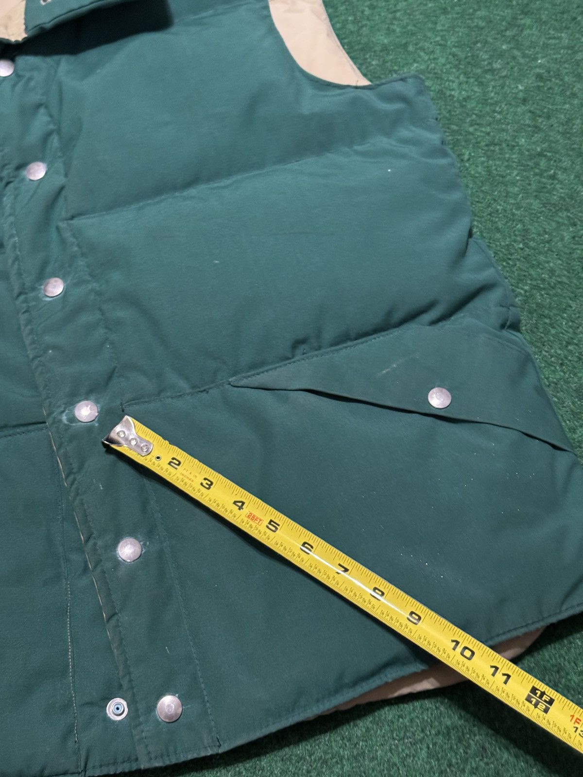 Sears Vintage Sears Down Green 70s 80s Snap Up Large Puffer Vest Size US L / EU 52-54 / 3 - 8 Thumbnail