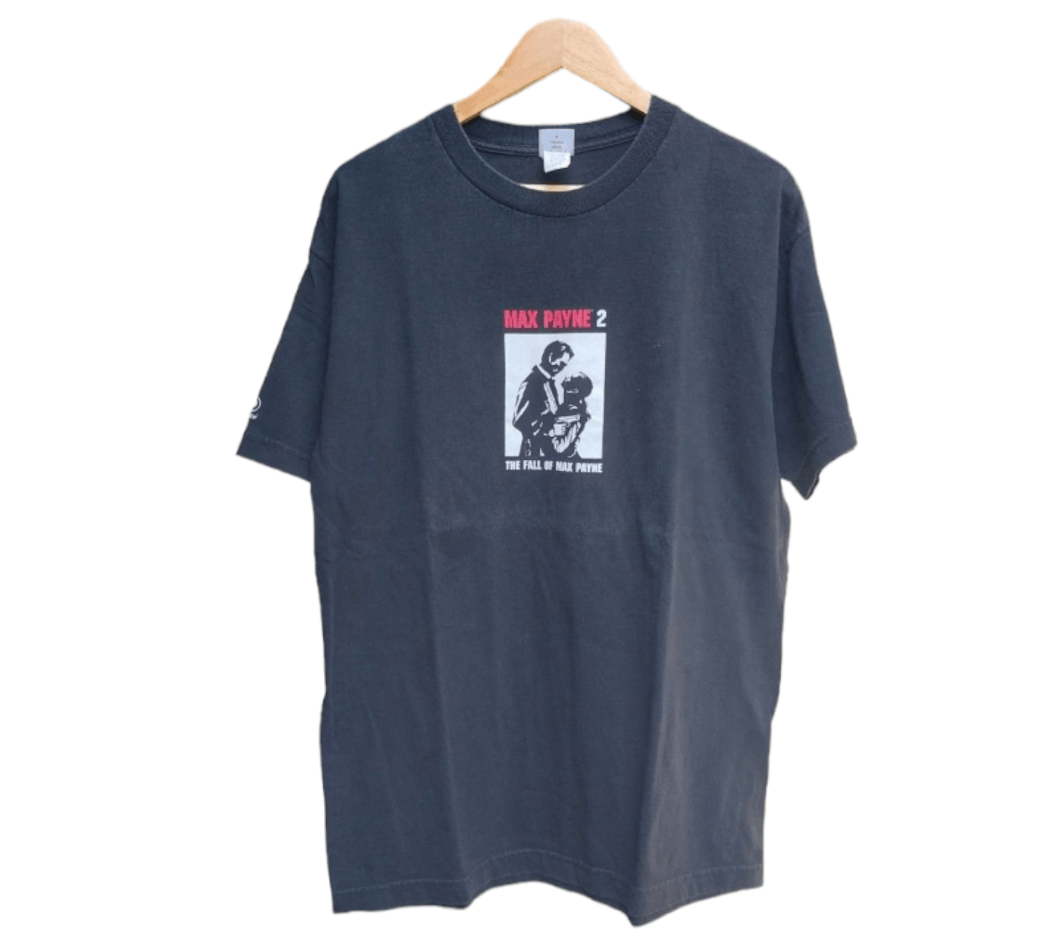 image of Movie x Vintage 2000S Max Payne 2 Rockstar T-Shirt Gta in Black, Men's (Size Large)