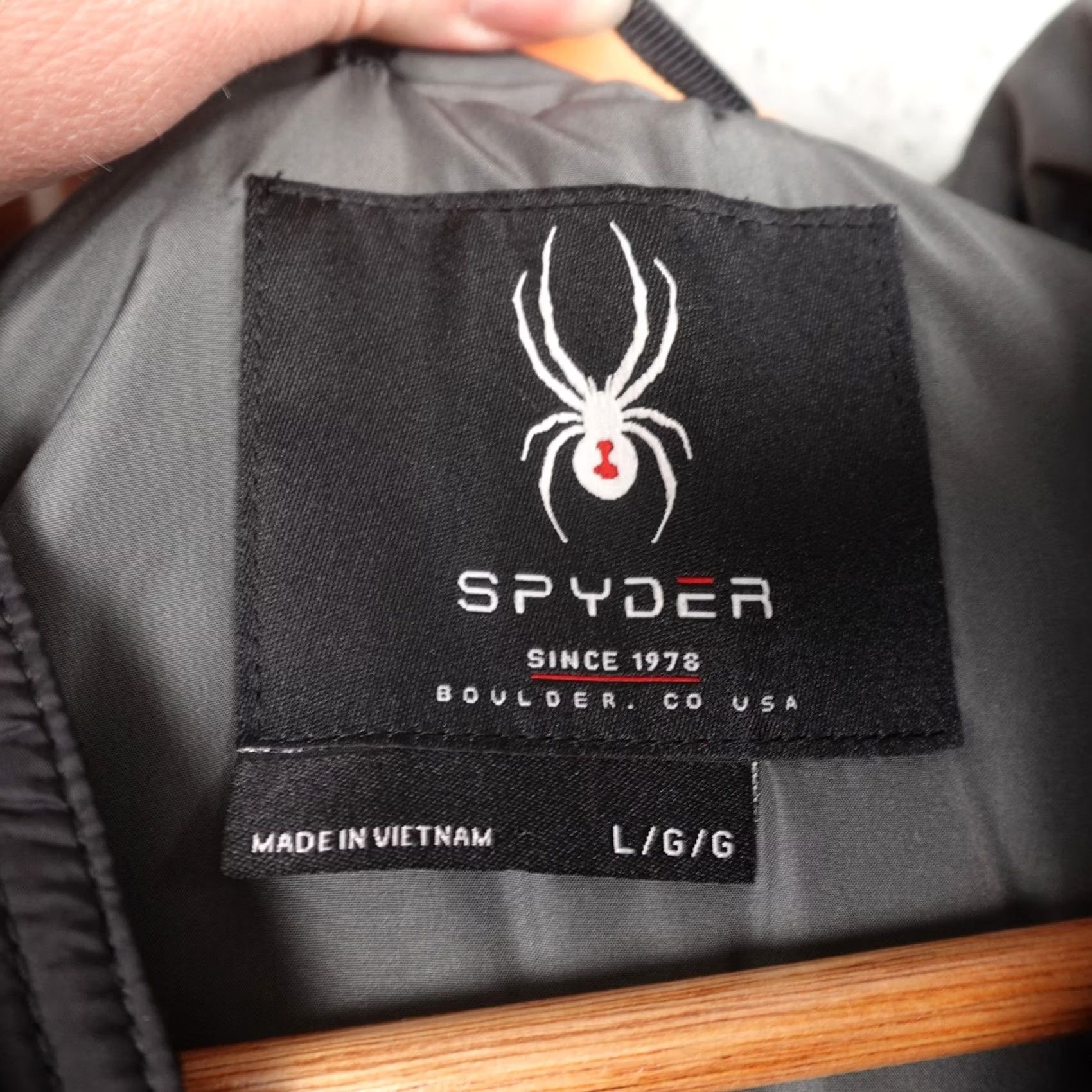 Spyder Spyder Jacket Mens L Black Hooded Puffer Insulated Full Zip Ski Outdoor Winter Size US L / EU 52-54 / 3 - 2 Thumbnail
