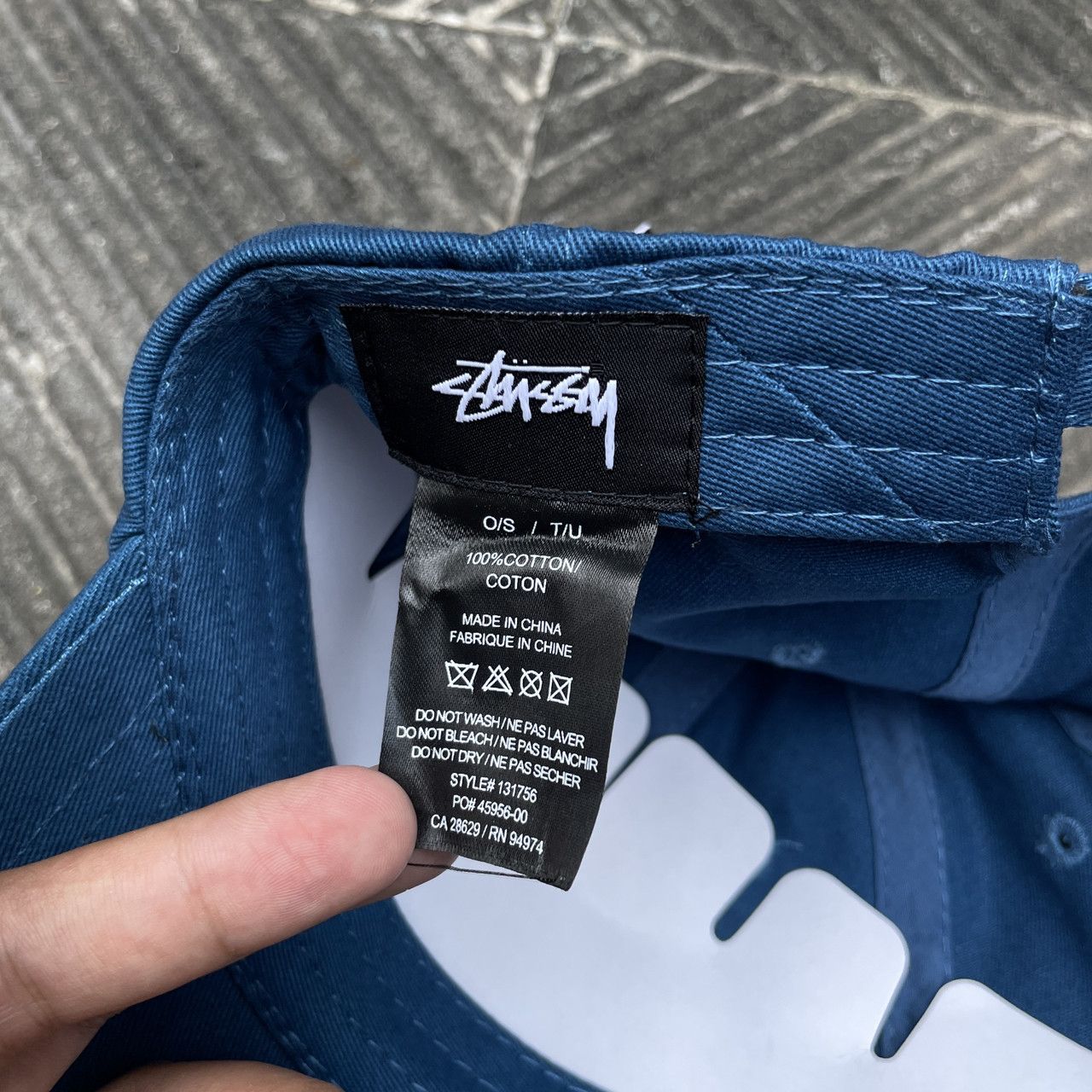 Stussy Stussy Classic Cap in Blue OS Size ONE SIZE - 7 Thumbnail