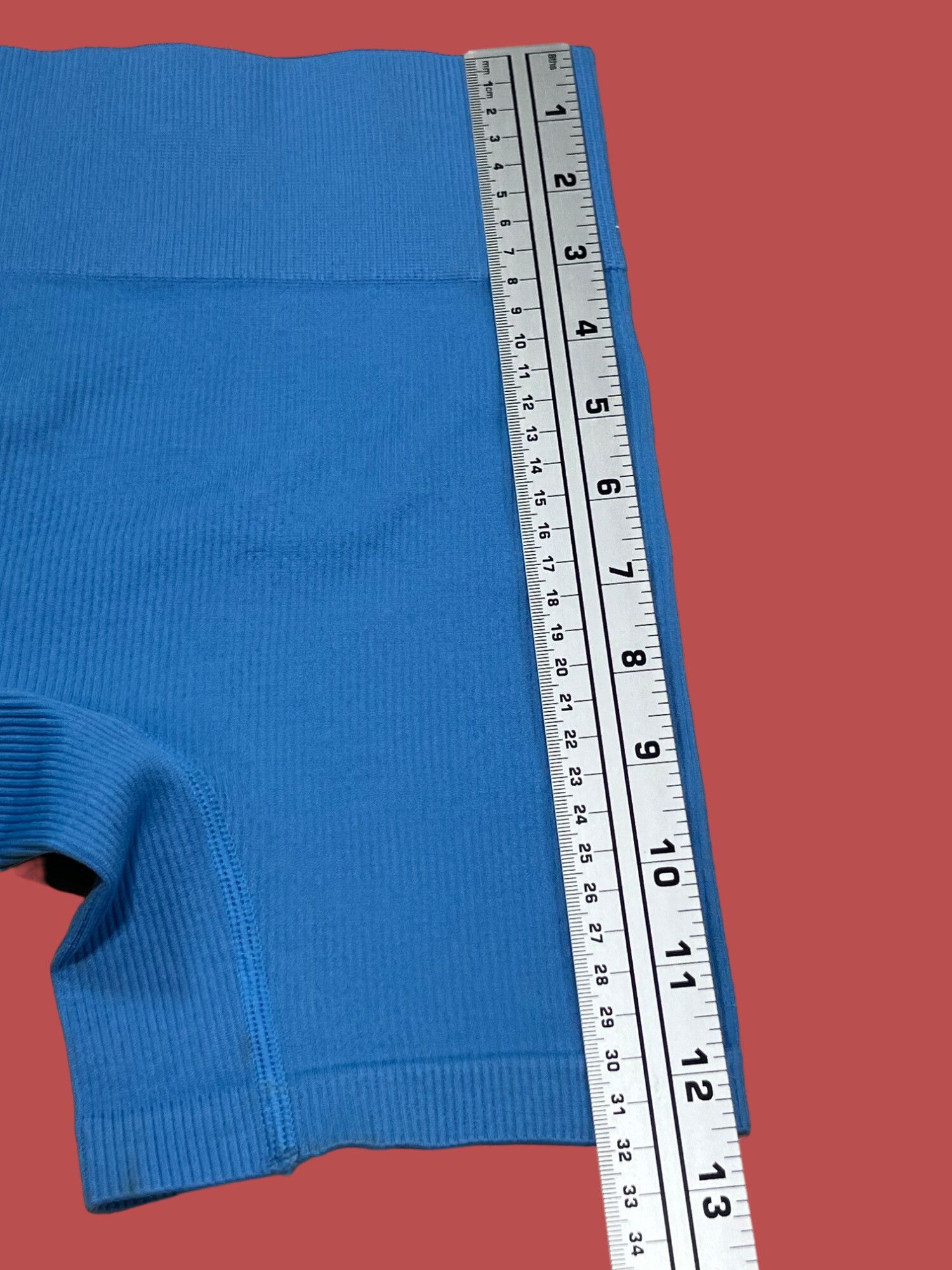 Other Wild Fable - Women's High-Rise Seamless Bike Shorts - Blue - Size 24" / US 00 / IT 34 - 6 Thumbnail