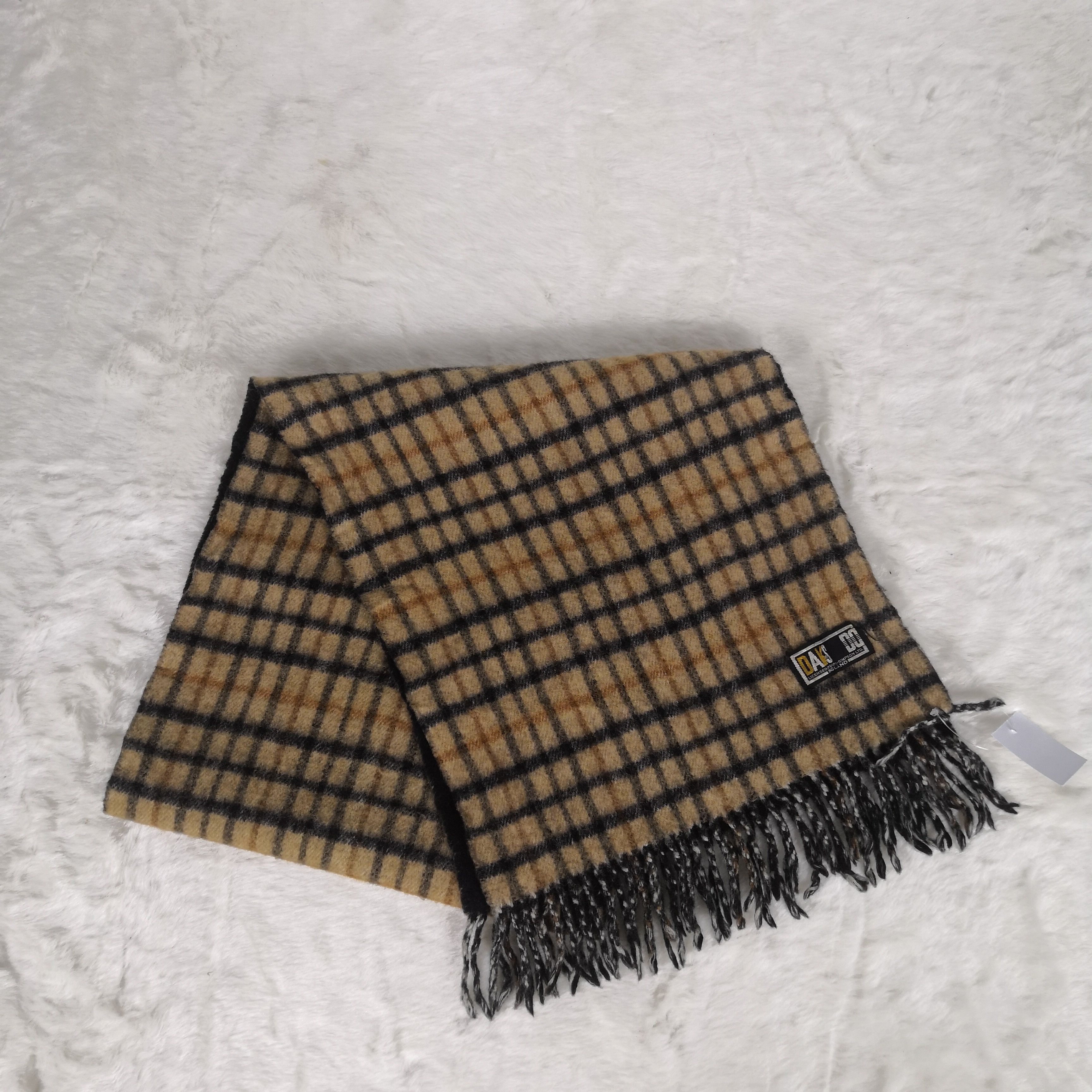 DAKS Vintage DAKS London Scarf Check Muffler Wool Scarves . Size ONE SIZE - 3 Thumbnail