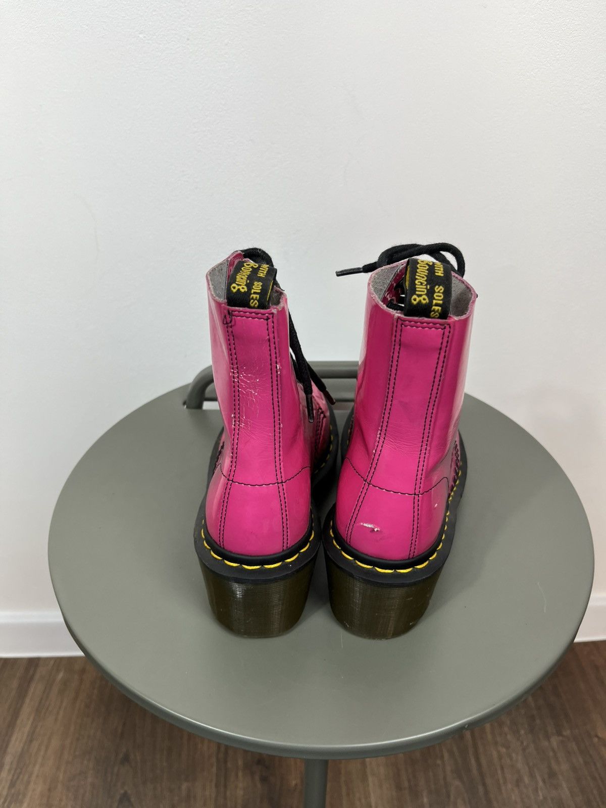 Dr. Martens Pink Dr. Martens Boots EU 36 UK 3 US 5 Leather Size US 5 / IT 35 - 7 Thumbnail