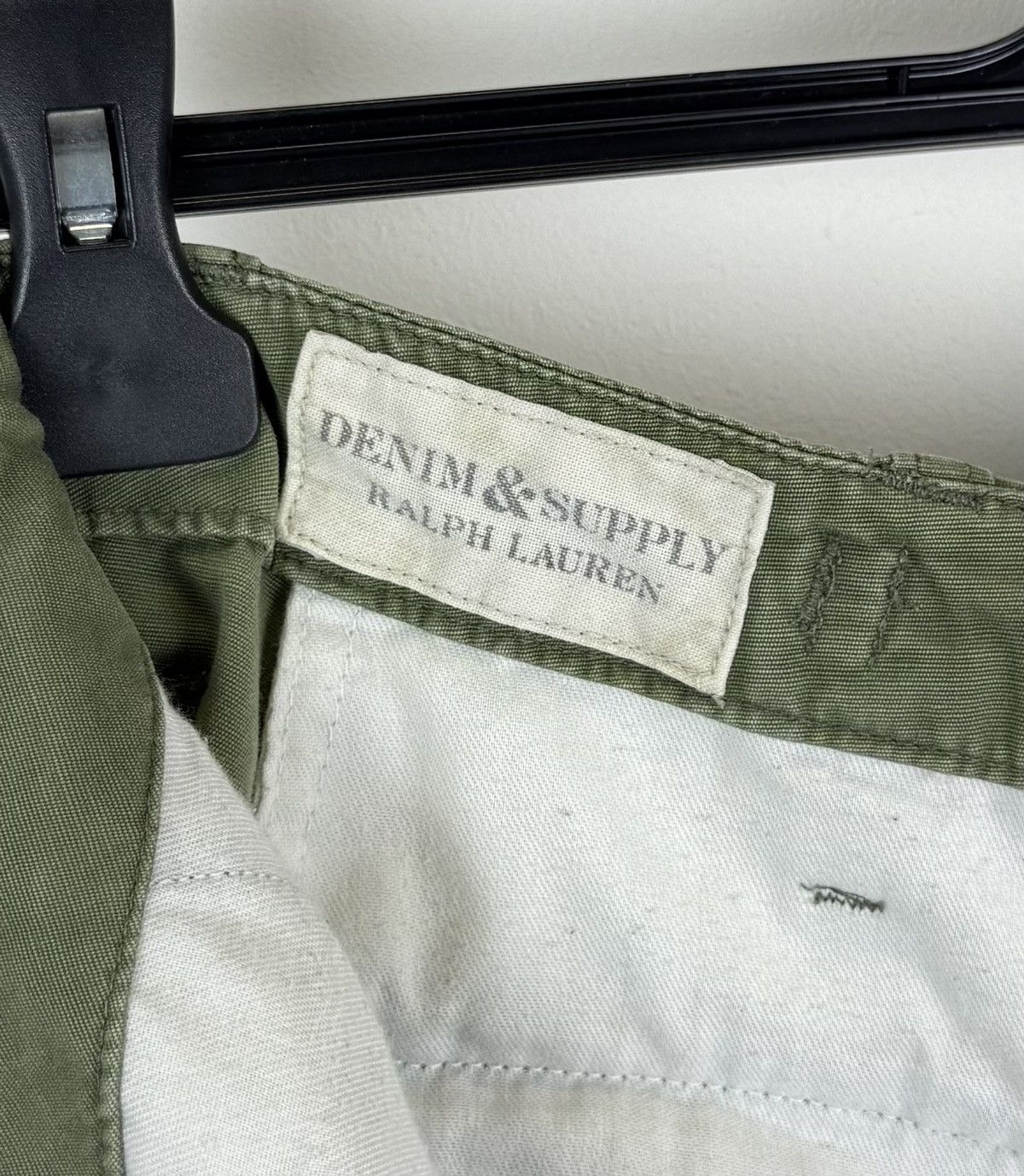 Denim & Supply Ralph Lauren Denim & Supply Ralph Lauren Cargo Pants Khaki Green US Army Size US 33 - 14 Thumbnail