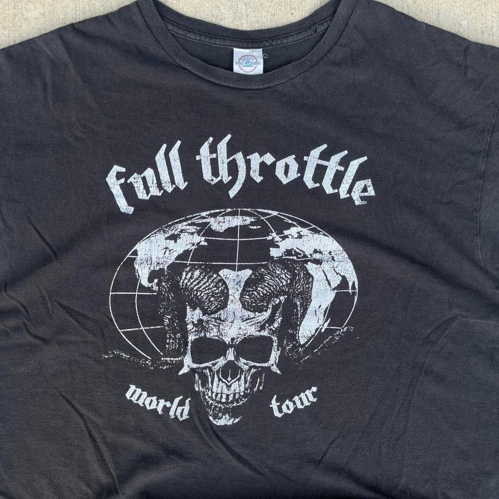 Delta Vintage Full Throttle Skeleton Horns Graphic Tour Concert T Size US L / EU 52-54 / 3 - 2 Thumbnail