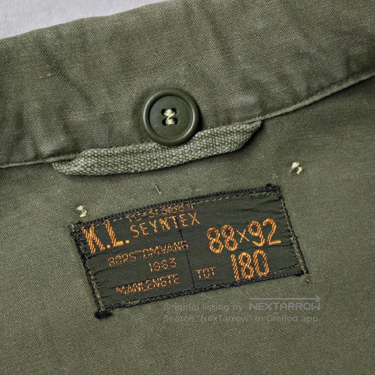 Vintage Vintage 60s Dutch Field Jacket. Size US M / EU 48-50 / 2 - 5 Thumbnail